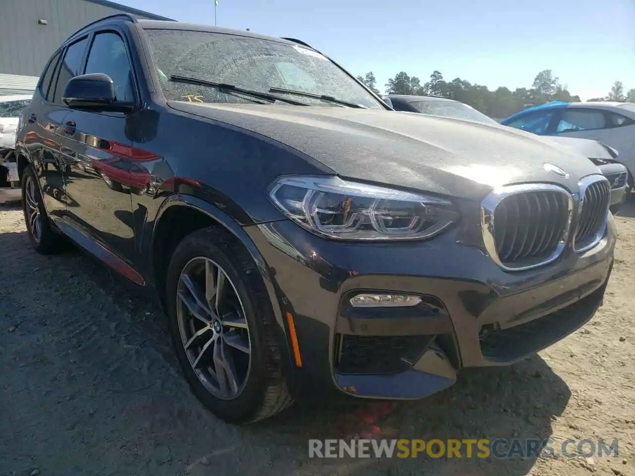 1 Photograph of a damaged car 5UXTR7C5XKLF23712 BMW X3 2019