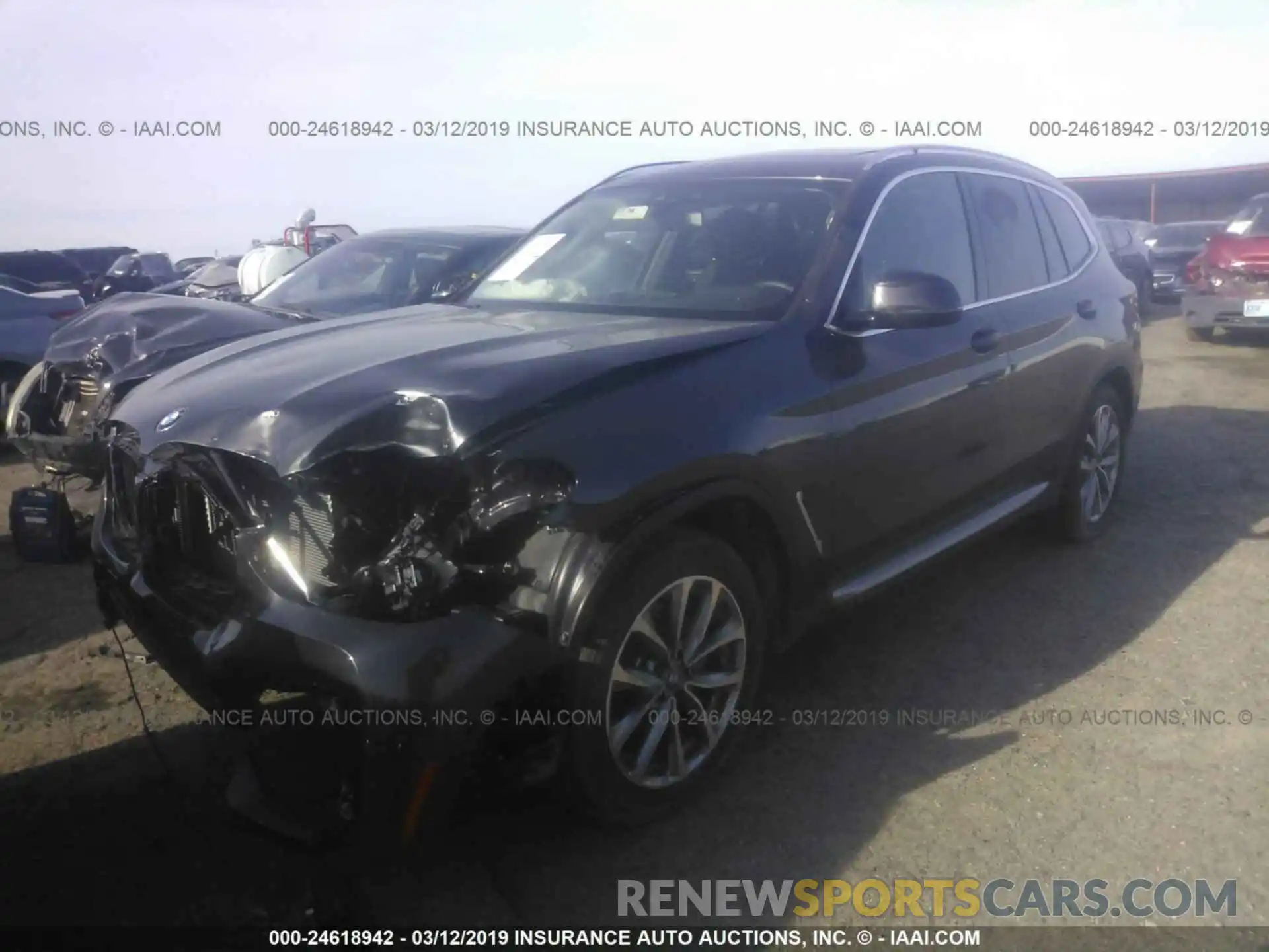 2 Photograph of a damaged car 5UXTR7C5XKLF24293 BMW X3 2019