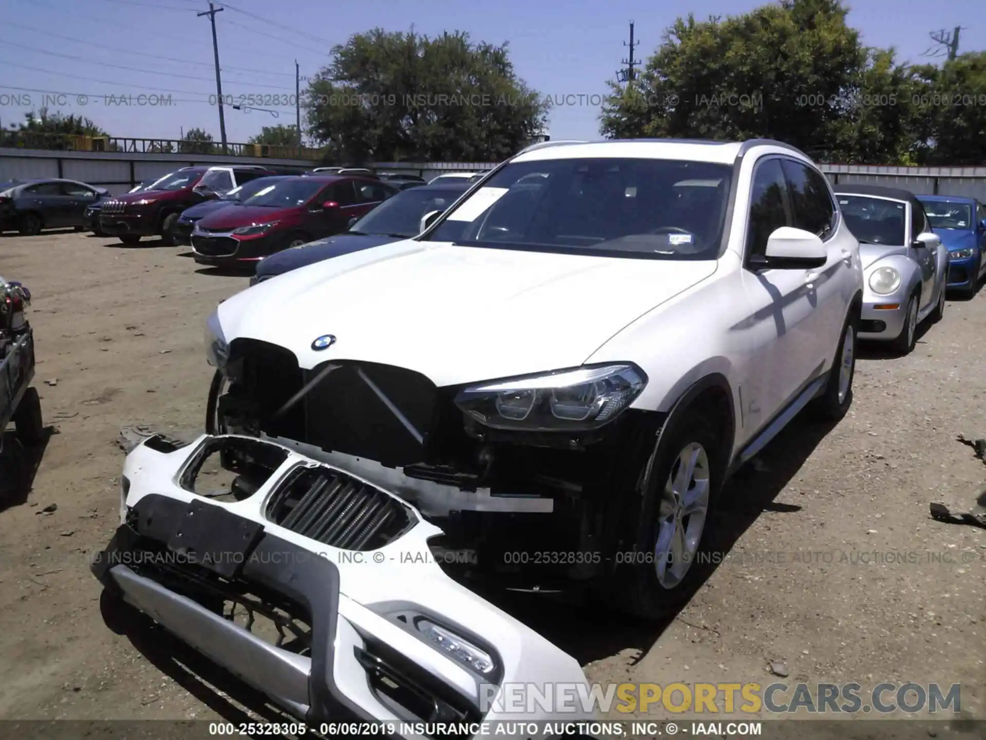 2 Photograph of a damaged car 5UXTR7C5XKLF25055 BMW X3 2019