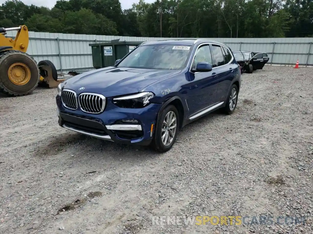 9 Photograph of a damaged car 5UXTR7C5XKLF25752 BMW X3 2019