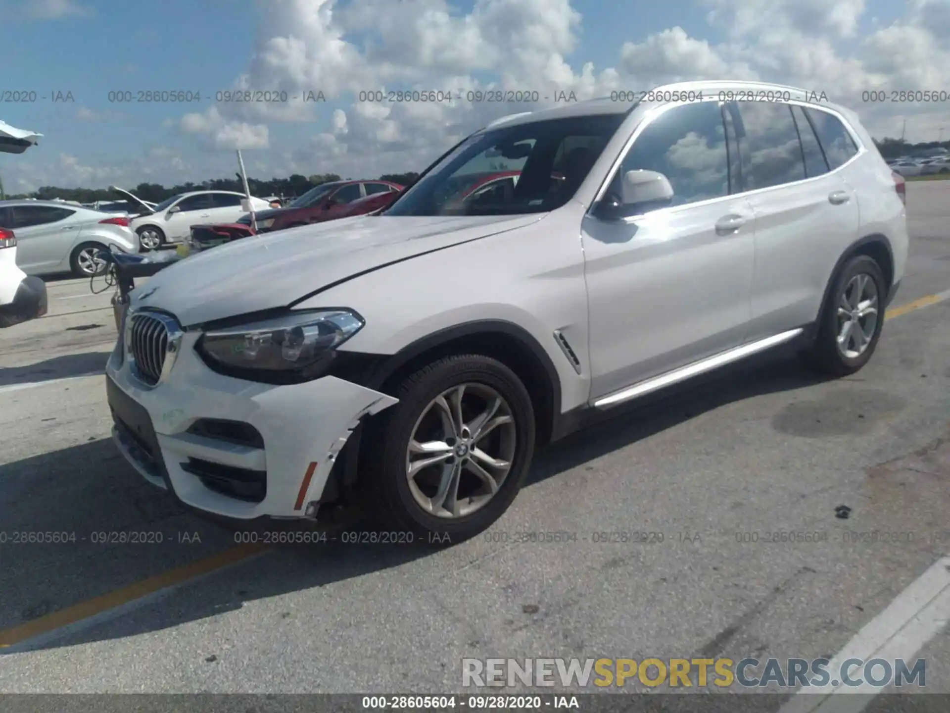 2 Photograph of a damaged car 5UXTR7C5XKLF26528 BMW X3 2019