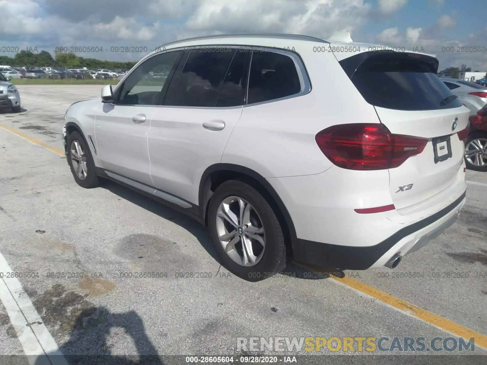 3 Photograph of a damaged car 5UXTR7C5XKLF26528 BMW X3 2019