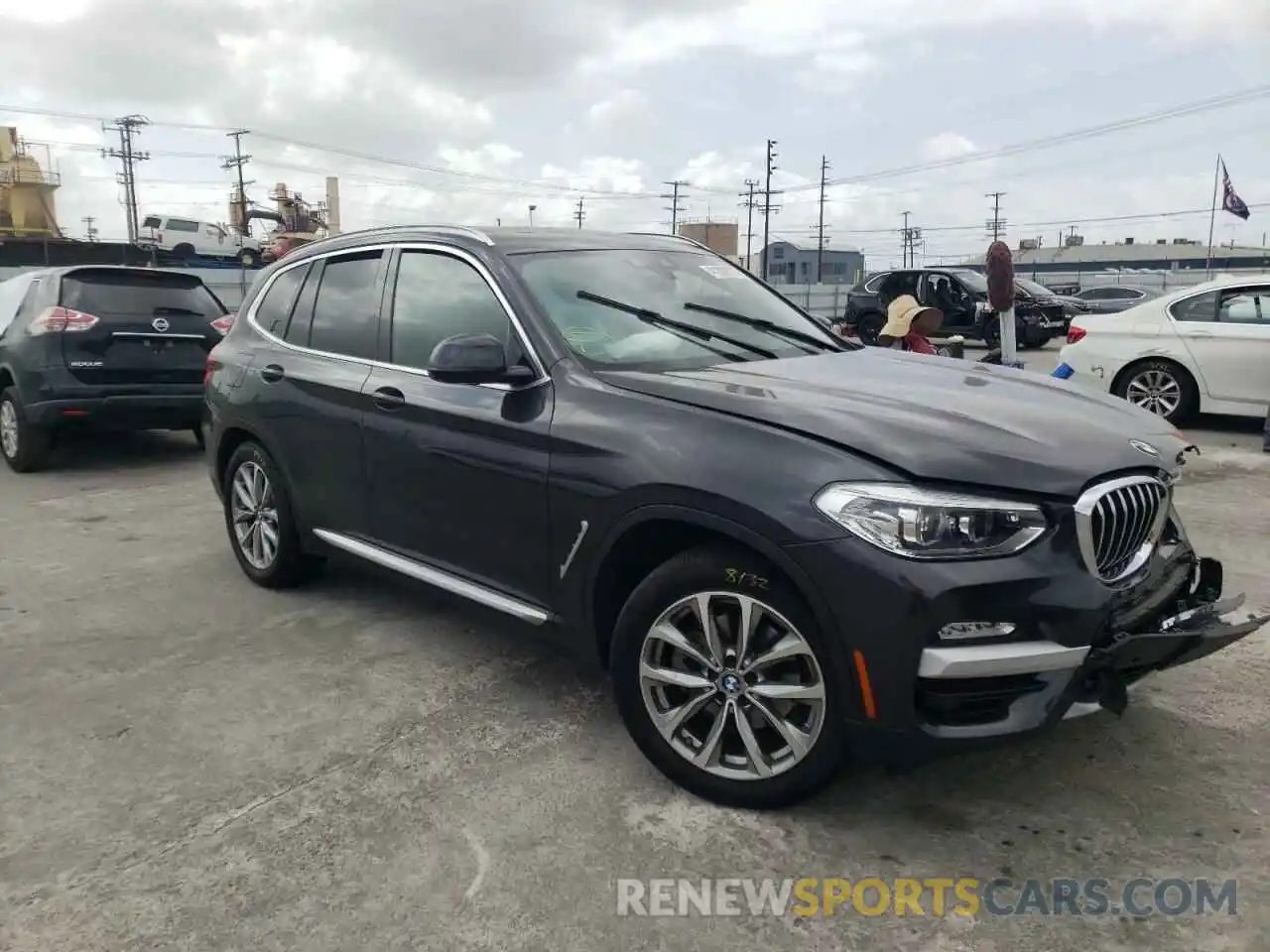 1 Photograph of a damaged car 5UXTR7C5XKLF26805 BMW X3 2019