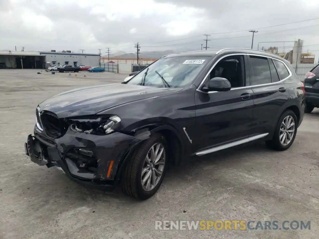 2 Photograph of a damaged car 5UXTR7C5XKLF26805 BMW X3 2019