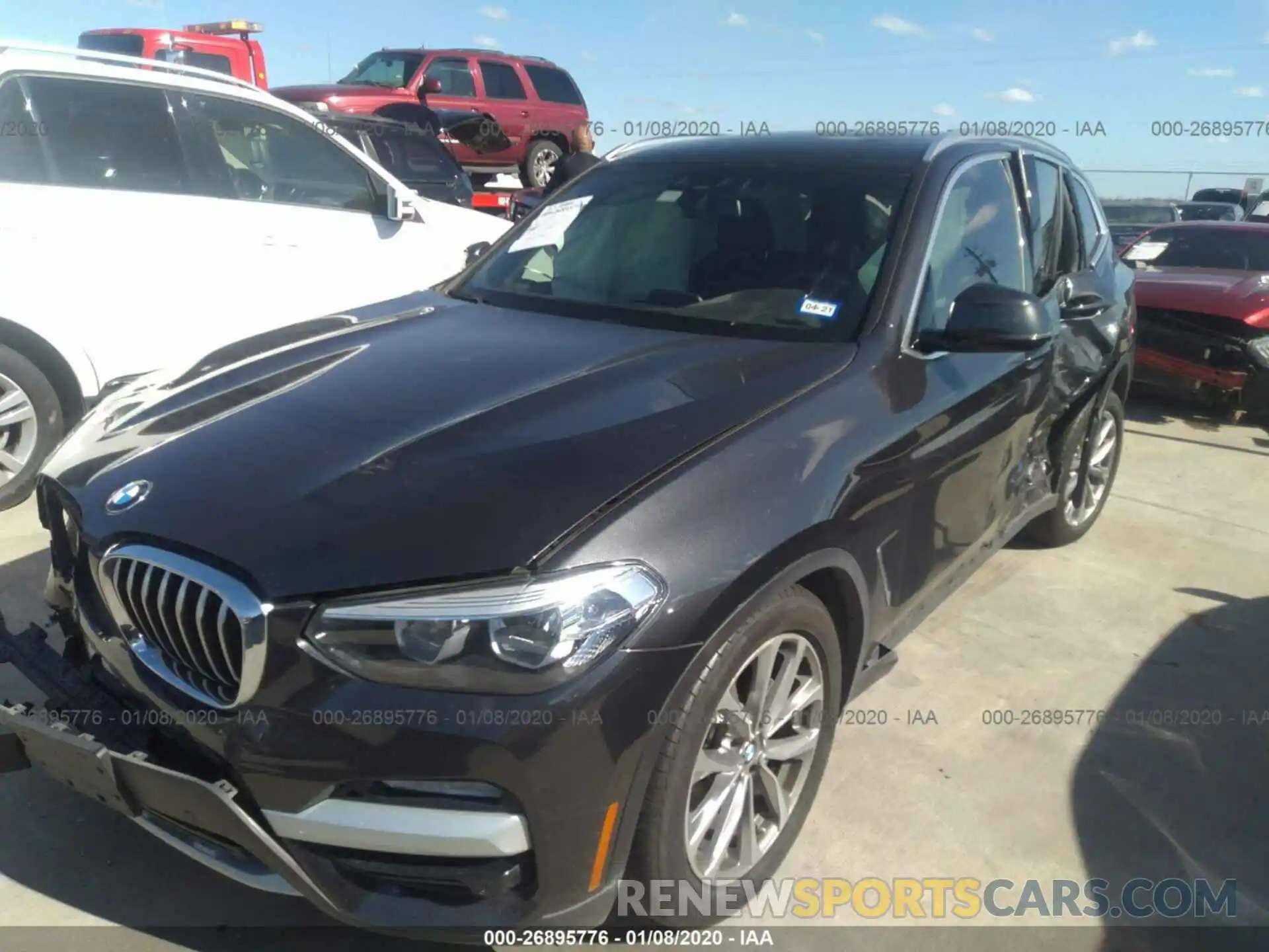 2 Photograph of a damaged car 5UXTR7C5XKLF29249 BMW X3 2019