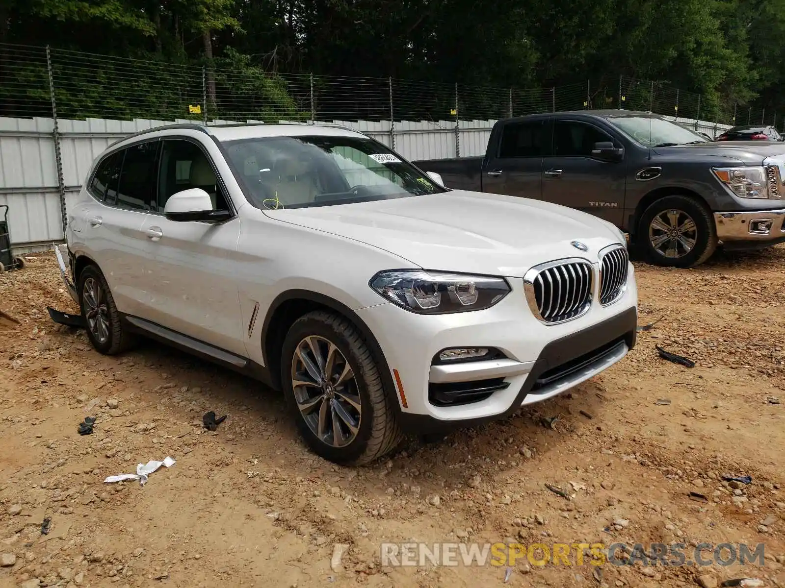 1 Photograph of a damaged car 5UXTR7C5XKLF30935 BMW X3 2019