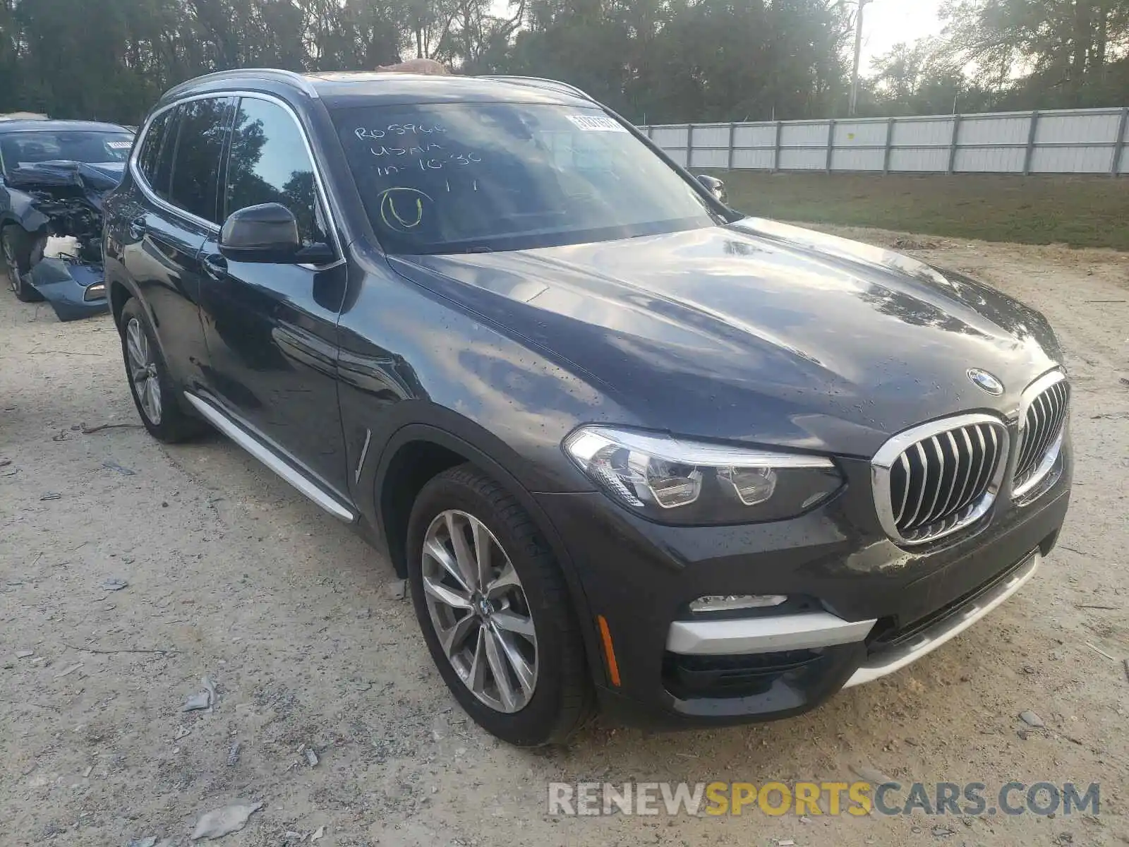 1 Photograph of a damaged car 5UXTR7C5XKLF31468 BMW X3 2019