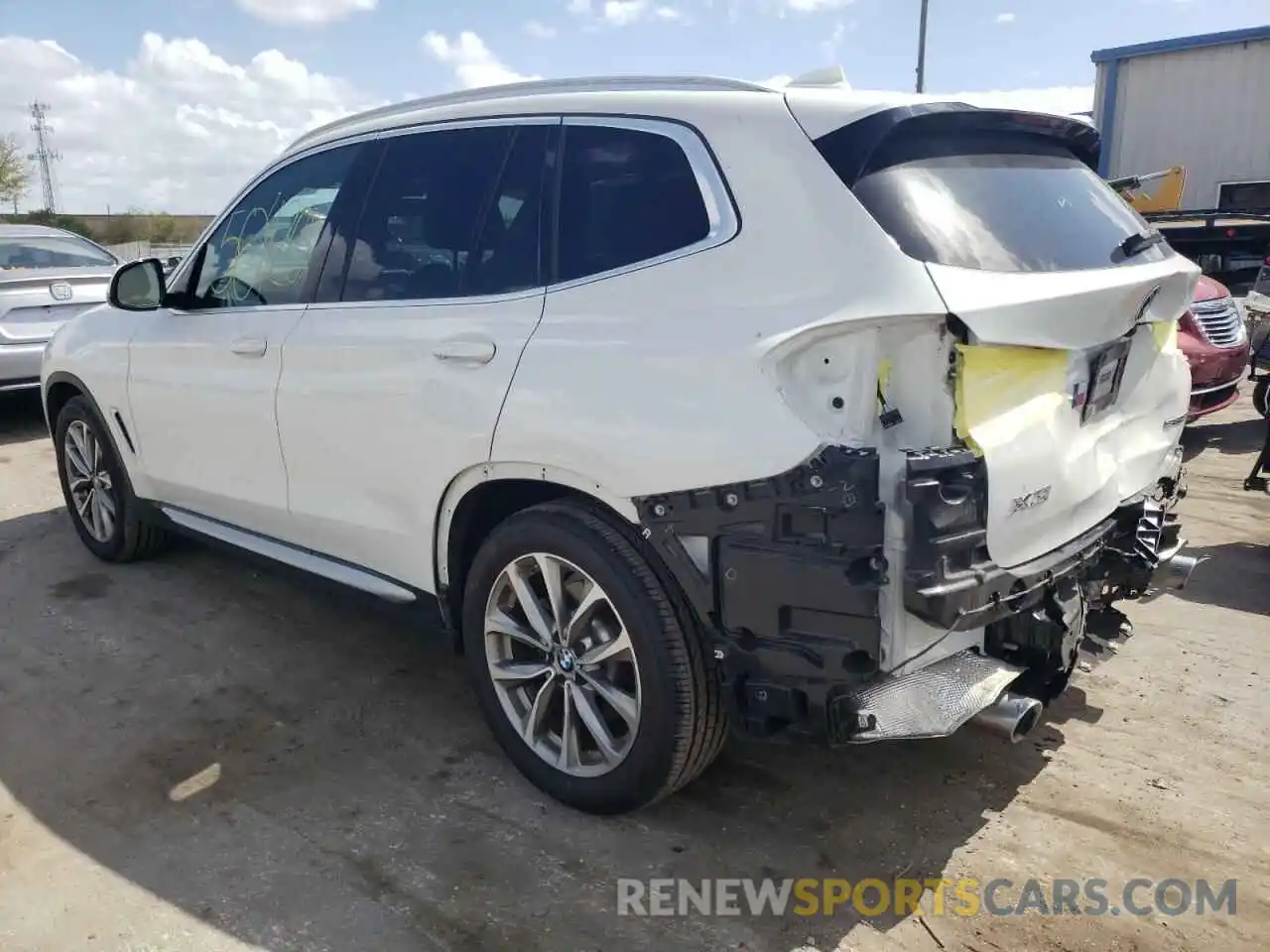 3 Photograph of a damaged car 5UXTR7C5XKLF32135 BMW X3 2019