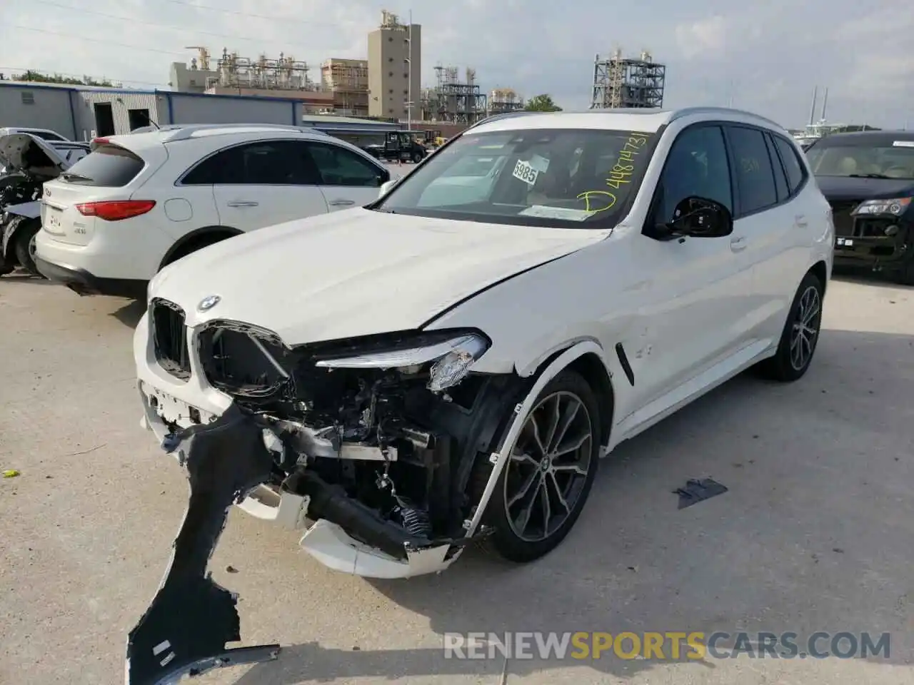 2 Photograph of a damaged car 5UXTR7C5XKLF32667 BMW X3 2019