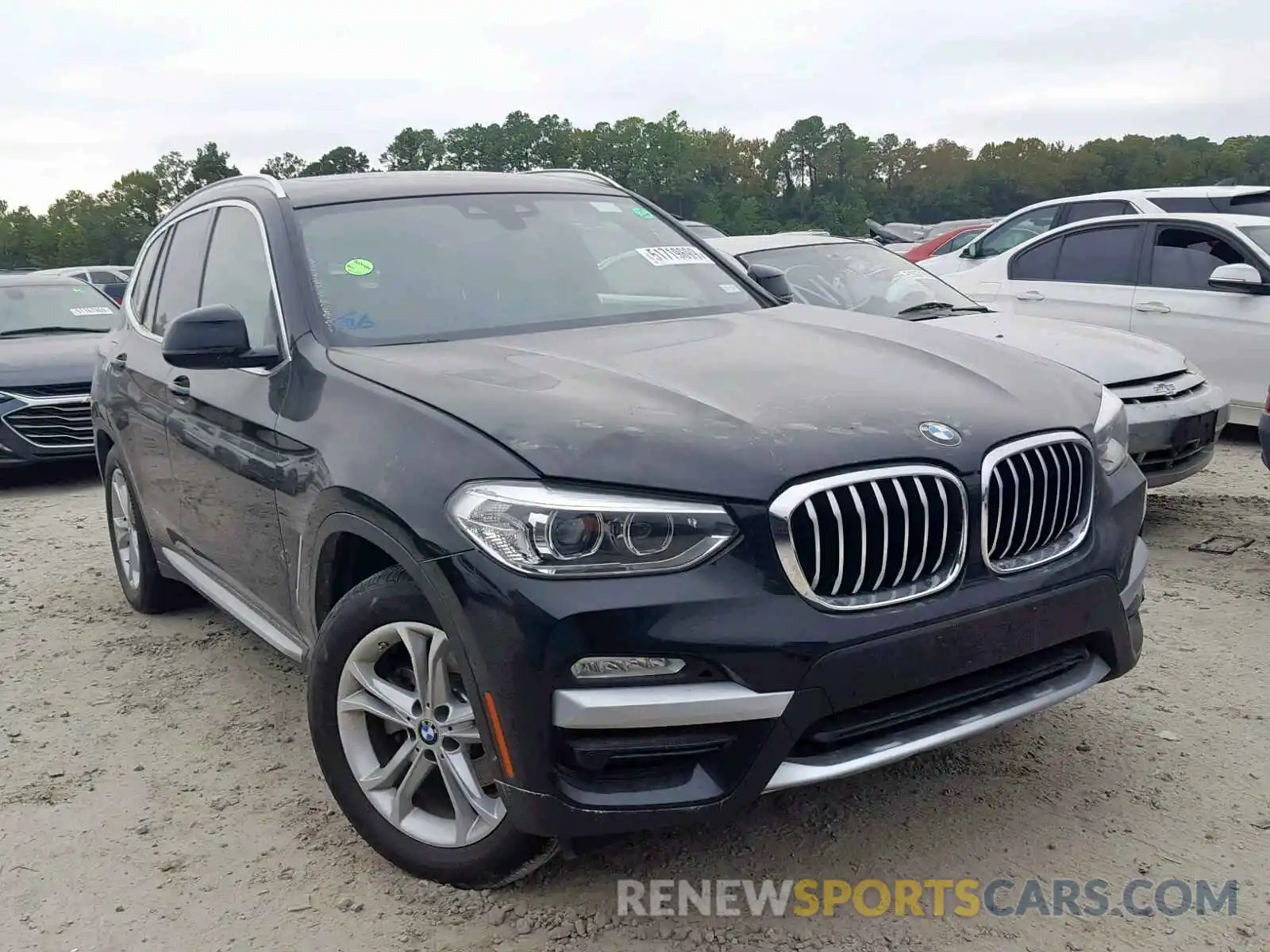 1 Photograph of a damaged car 5UXTR7C5XKLF34287 BMW X3 2019