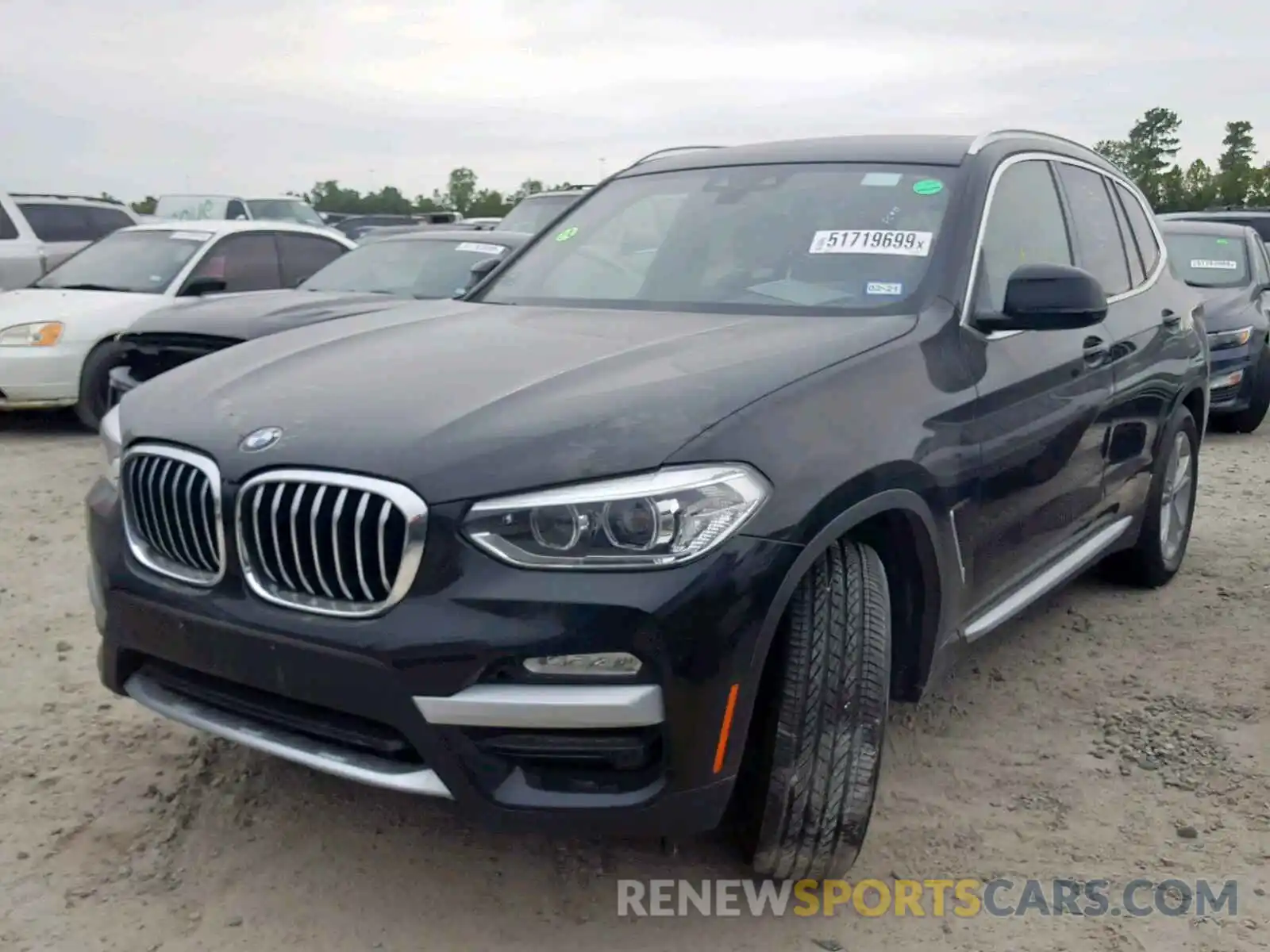 2 Photograph of a damaged car 5UXTR7C5XKLF34287 BMW X3 2019