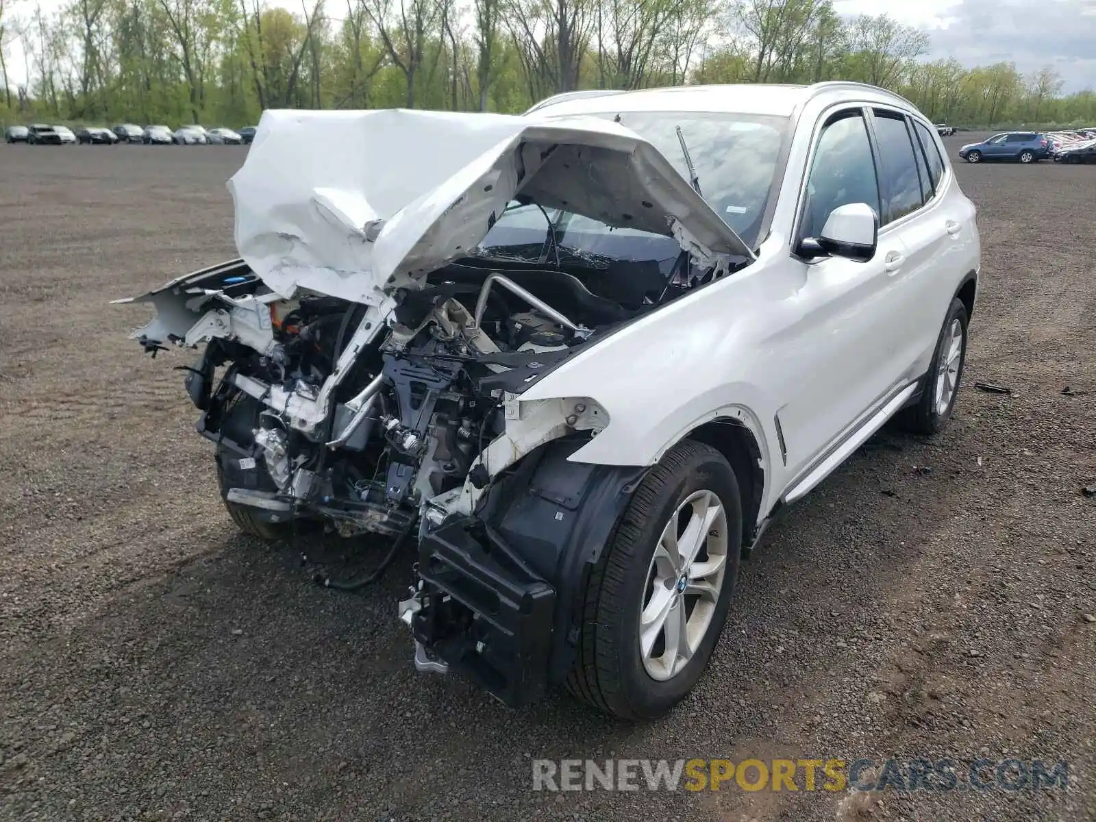 2 Photograph of a damaged car 5UXTR7C5XKLF34337 BMW X3 2019