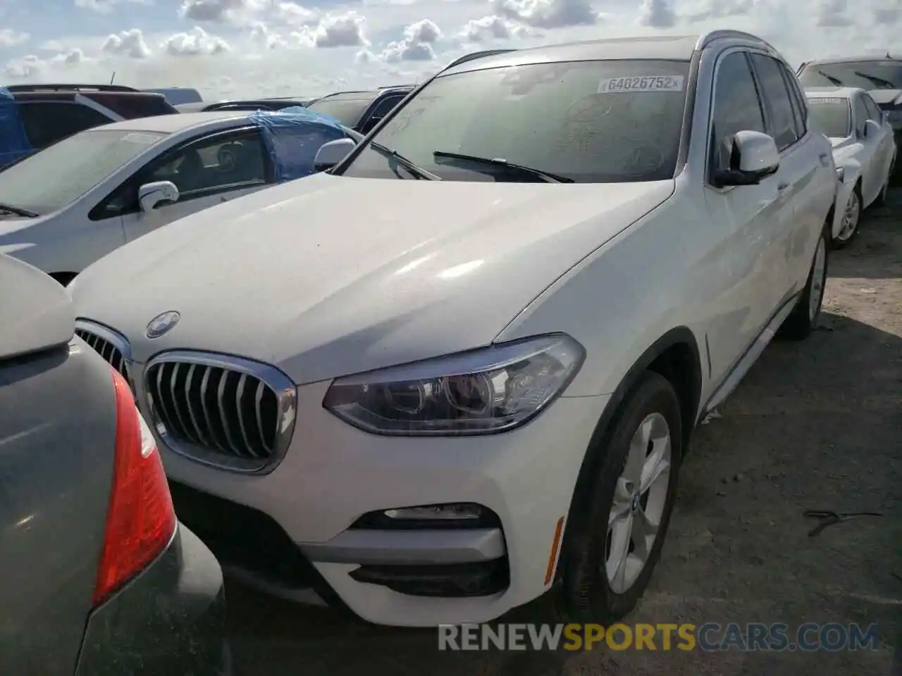 2 Photograph of a damaged car 5UXTR7C5XKLF35455 BMW X3 2019