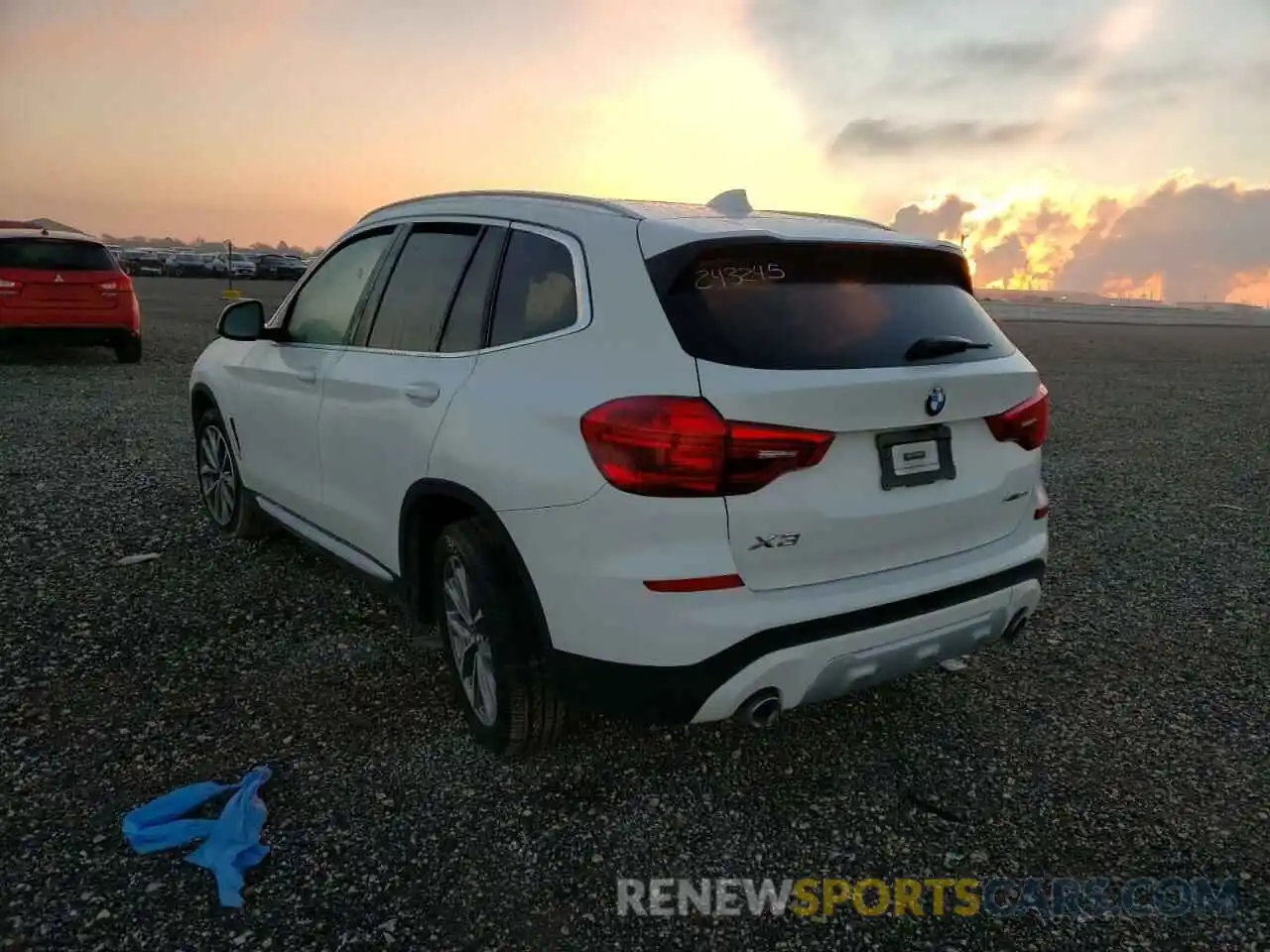 3 Photograph of a damaged car 5UXTR7C5XKLF36072 BMW X3 2019