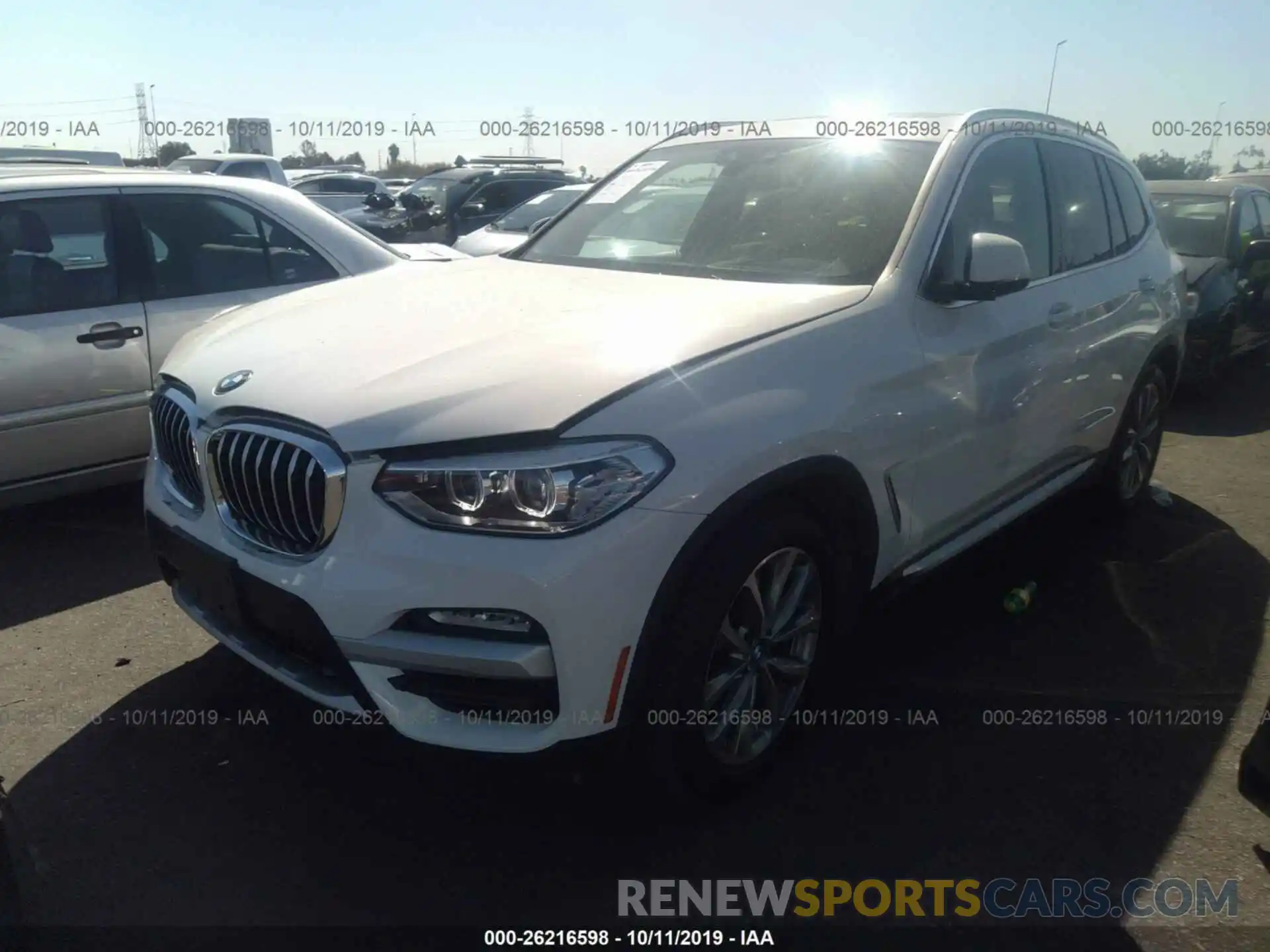 2 Photograph of a damaged car 5UXTR7C5XKLF36881 BMW X3 2019