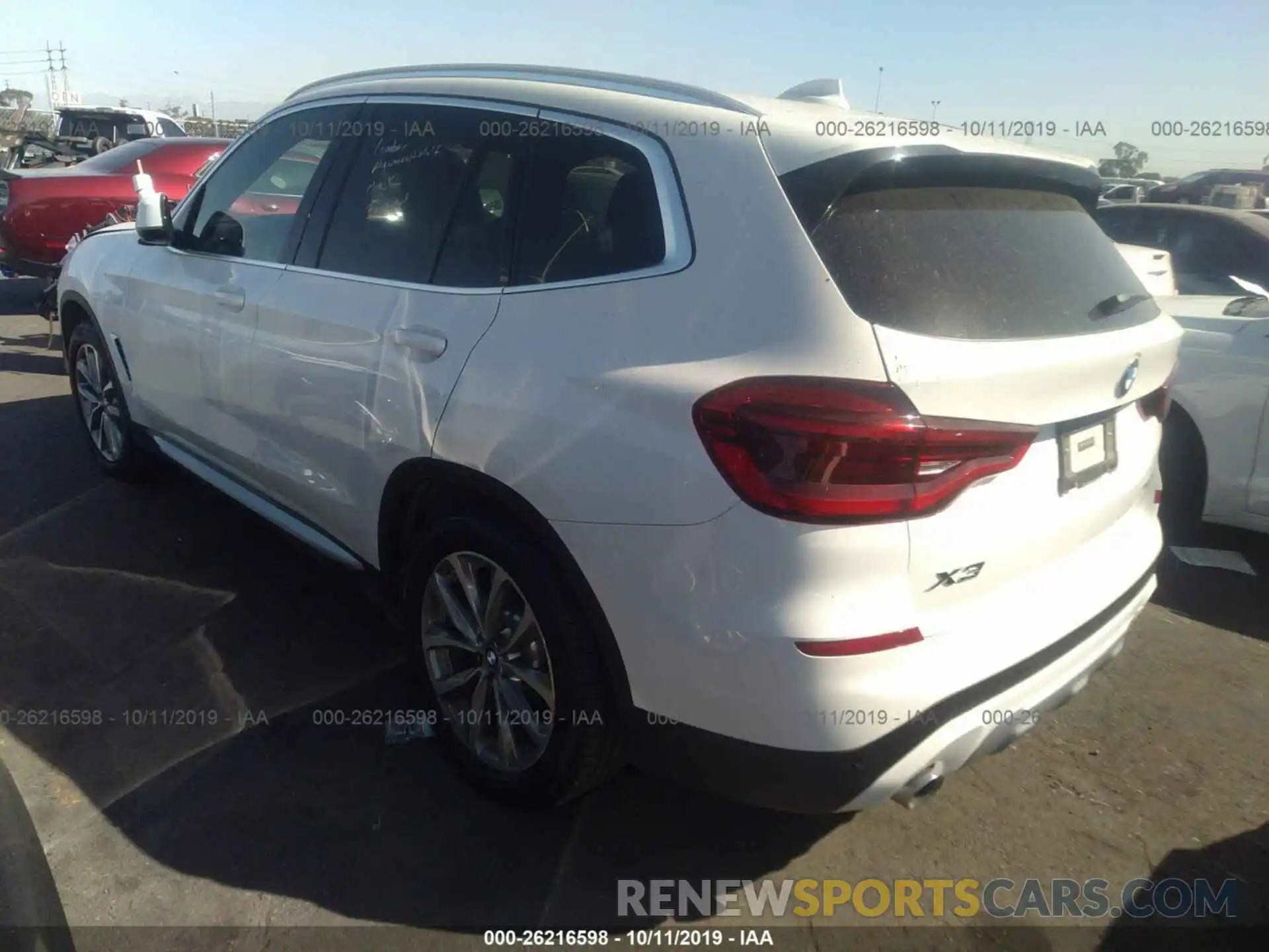 3 Photograph of a damaged car 5UXTR7C5XKLF36881 BMW X3 2019