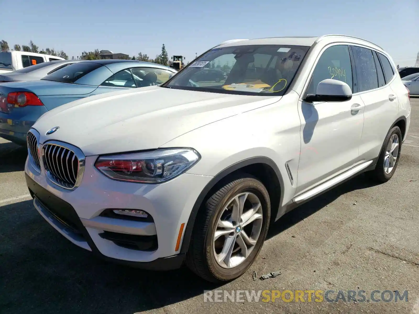 2 Photograph of a damaged car 5UXTR7C5XKLR39952 BMW X3 2019