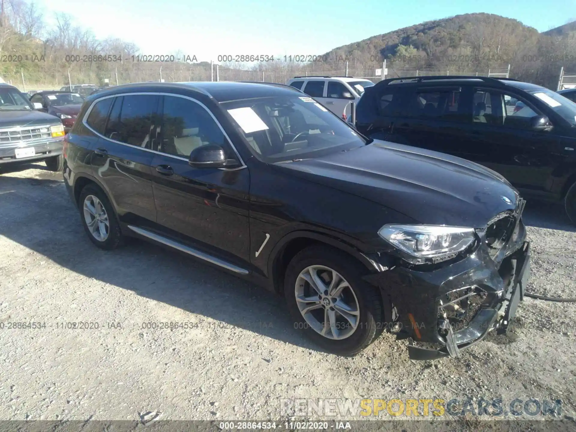 1 Photograph of a damaged car 5UXTR7C5XKLR43869 BMW X3 2019