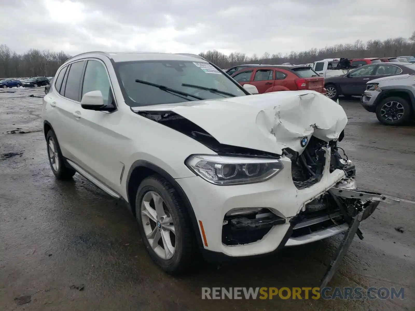 1 Photograph of a damaged car 5UXTR7C5XKLR44469 BMW X3 2019