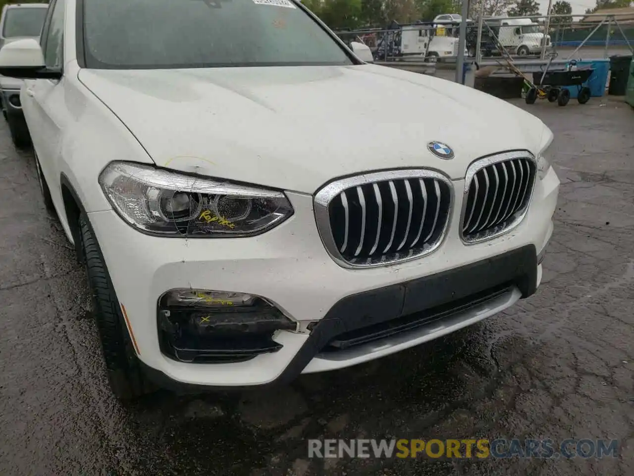 9 Photograph of a damaged car 5UXTR7C5XKLR44567 BMW X3 2019