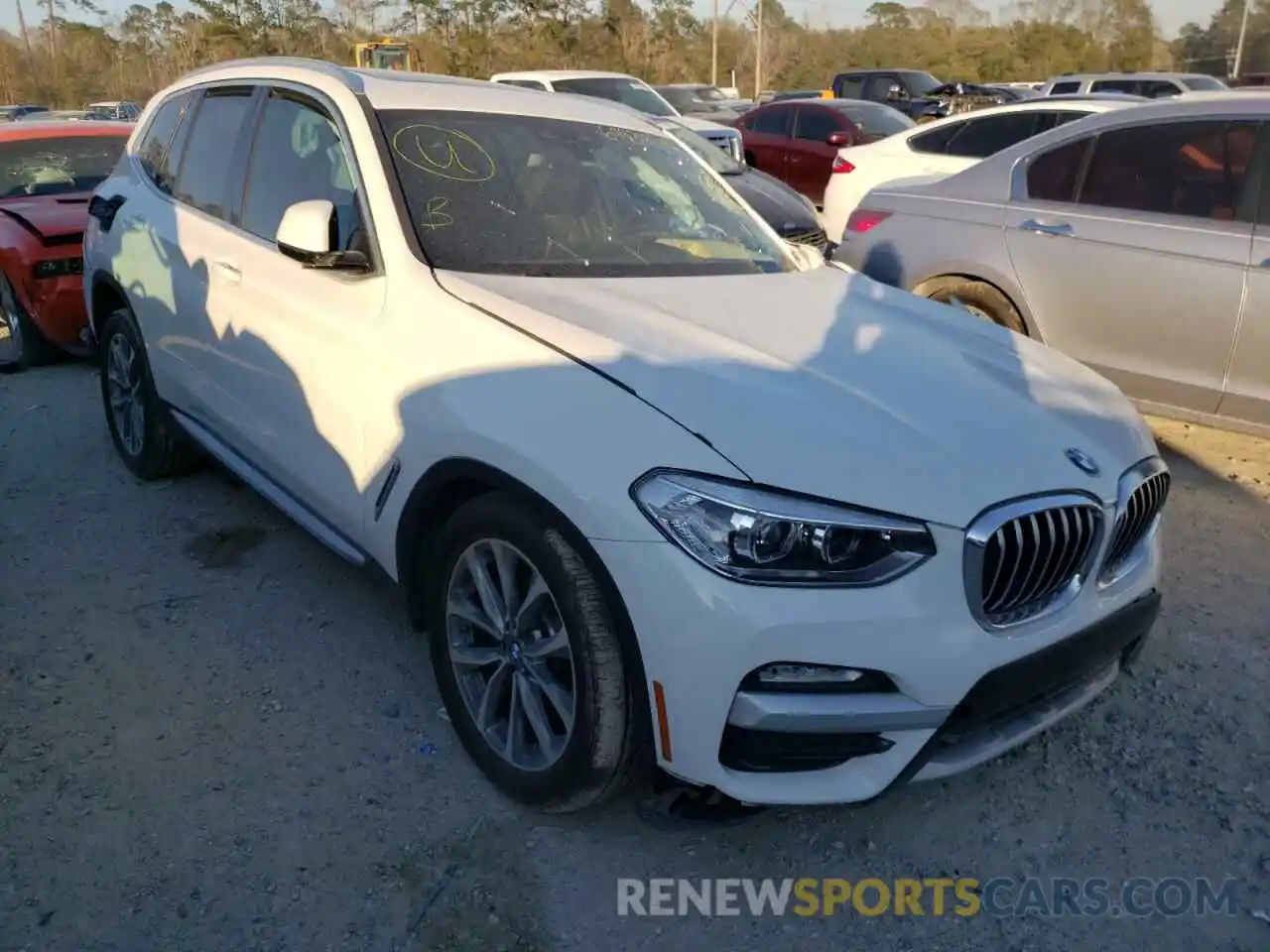 1 Photograph of a damaged car 5UXTR7C5XKLR45055 BMW X3 2019