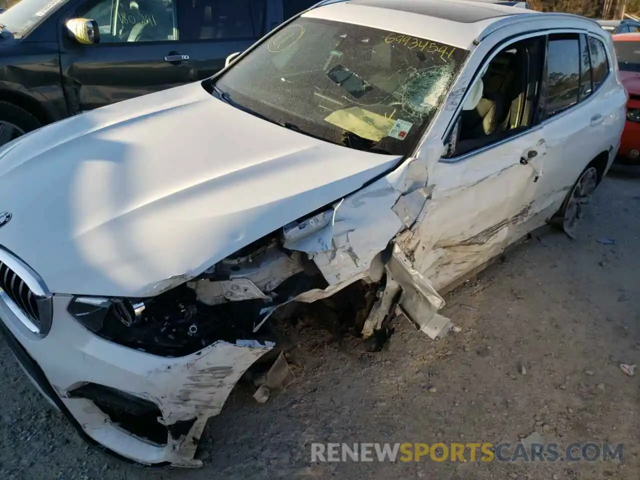 9 Photograph of a damaged car 5UXTR7C5XKLR45055 BMW X3 2019