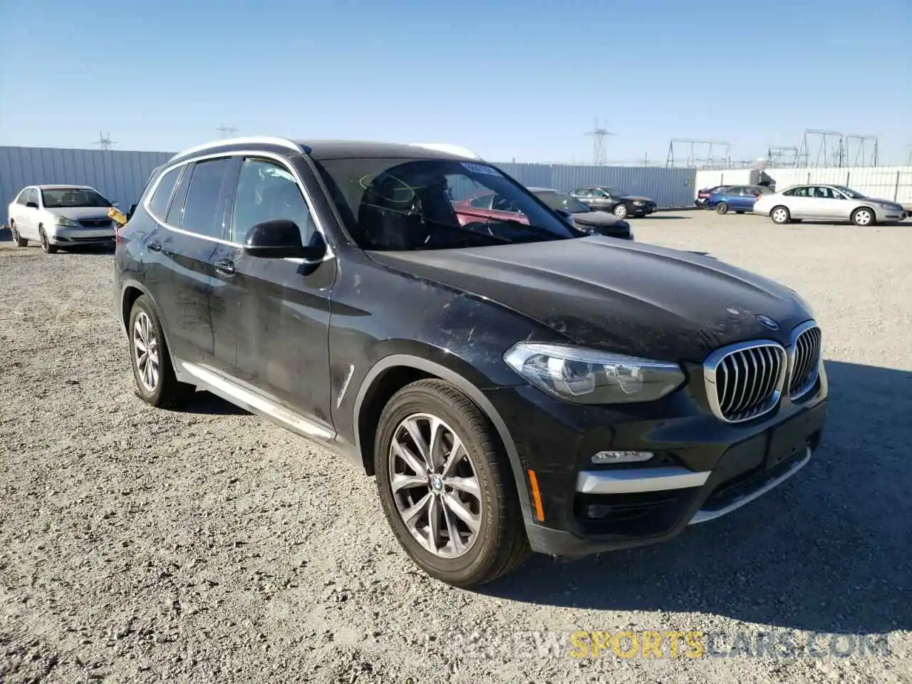 1 Photograph of a damaged car 5UXTR7C5XKLR48134 BMW X3 2019