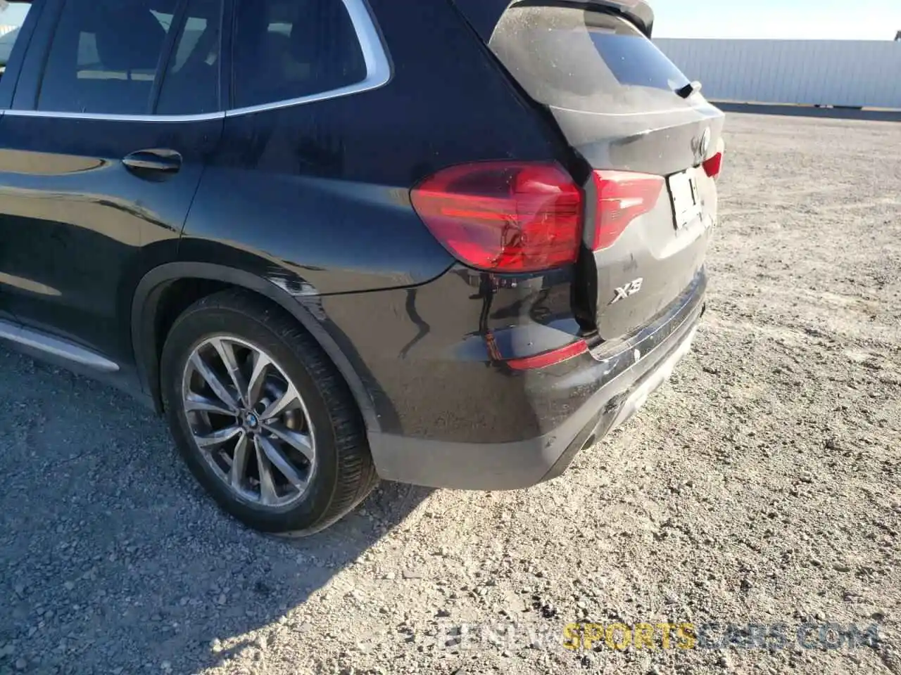 9 Photograph of a damaged car 5UXTR7C5XKLR48134 BMW X3 2019