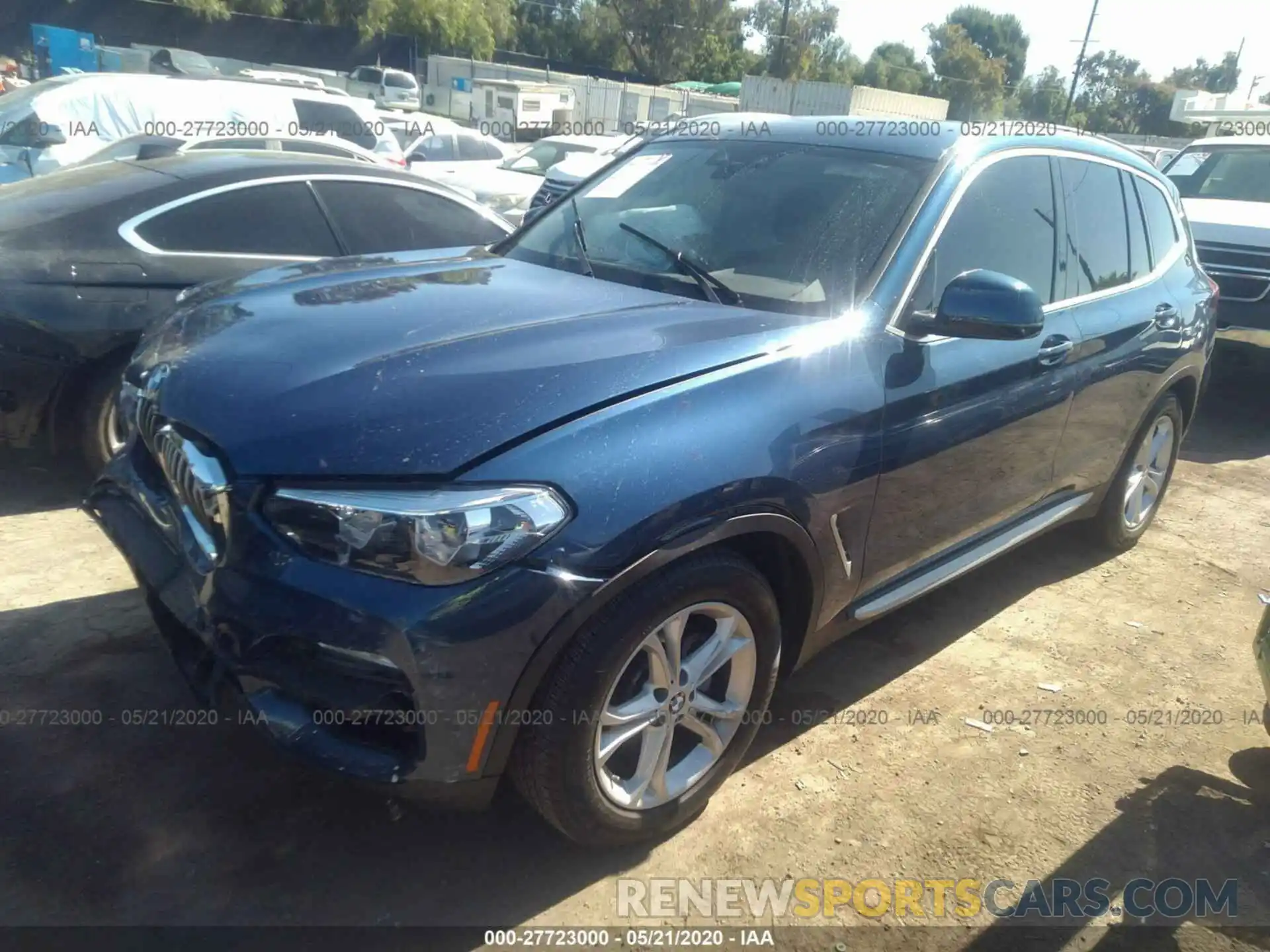 2 Photograph of a damaged car 5UXTR7C5XKLR48778 BMW X3 2019