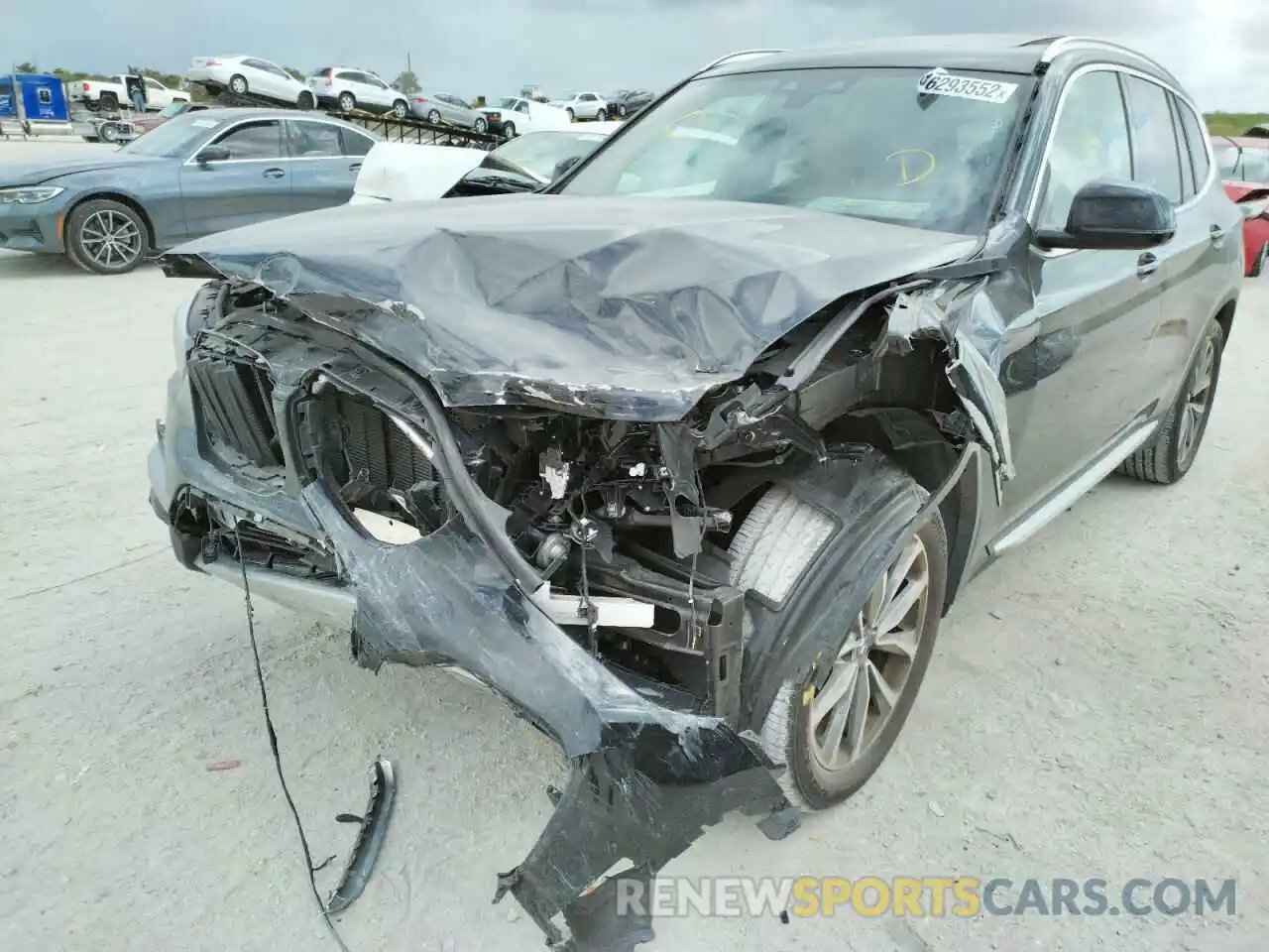 9 Photograph of a damaged car 5UXTR7C5XKLR49672 BMW X3 2019