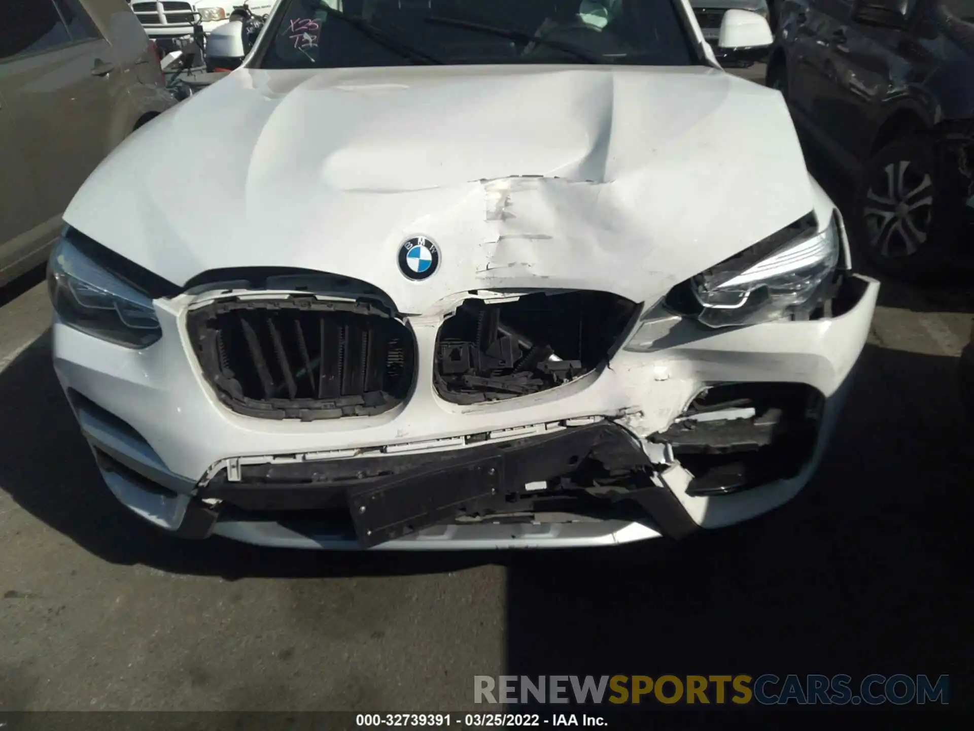 6 Photograph of a damaged car 5UXTR7C5XKLR51194 BMW X3 2019