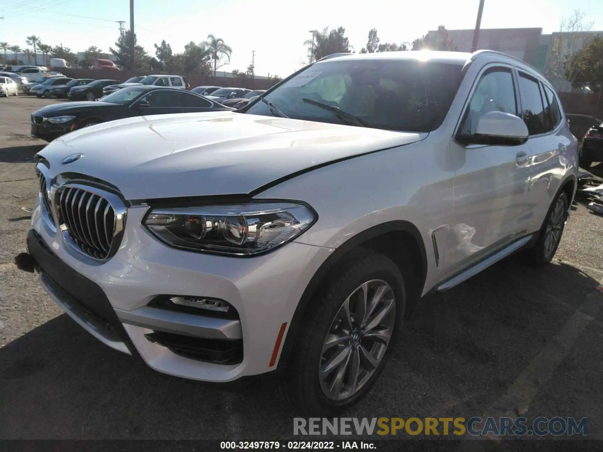 2 Photograph of a damaged car 5UXTR7C5XKLR52054 BMW X3 2019