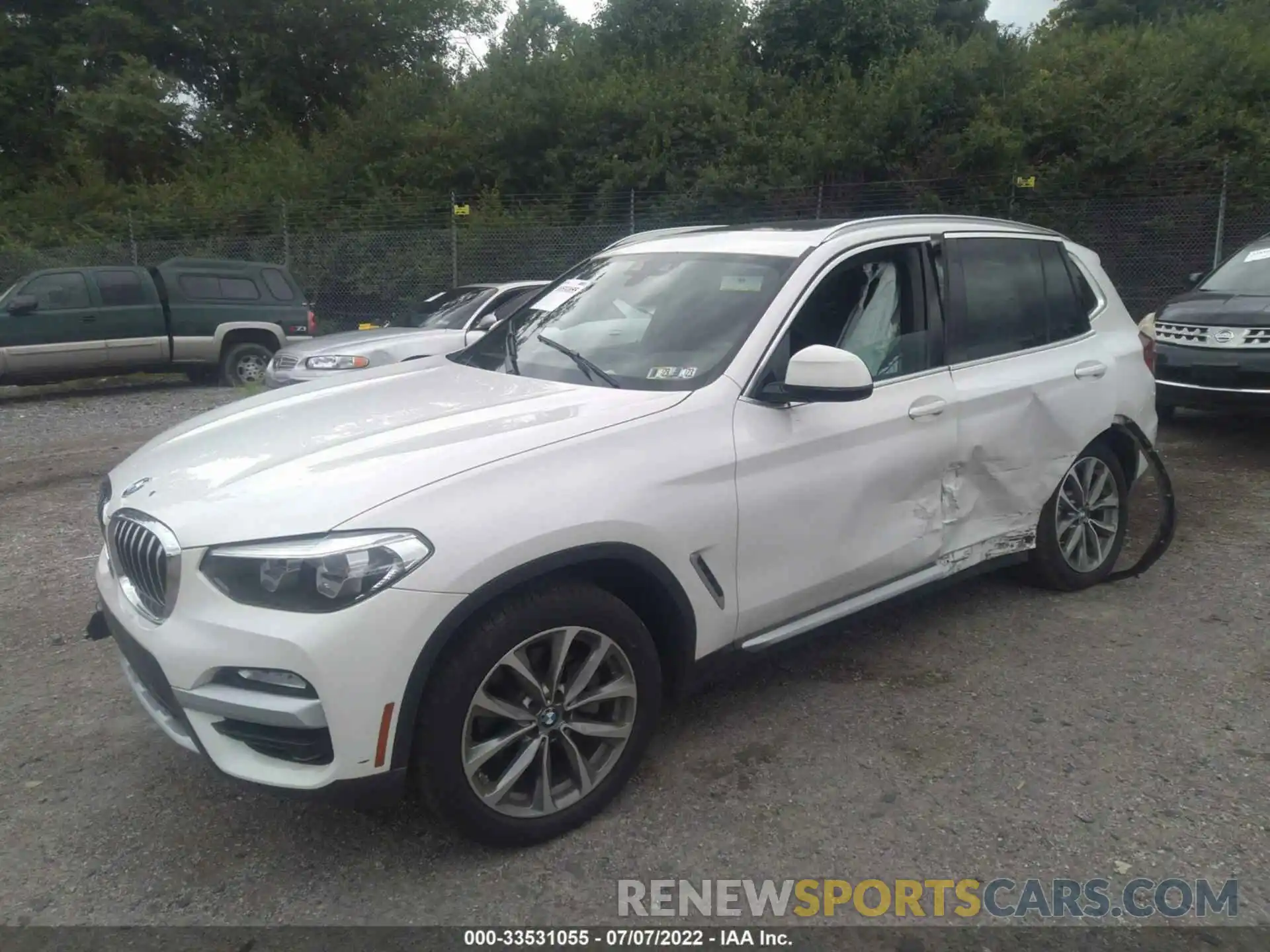 2 Photograph of a damaged car 5UXTR9C50KLD92494 BMW X3 2019