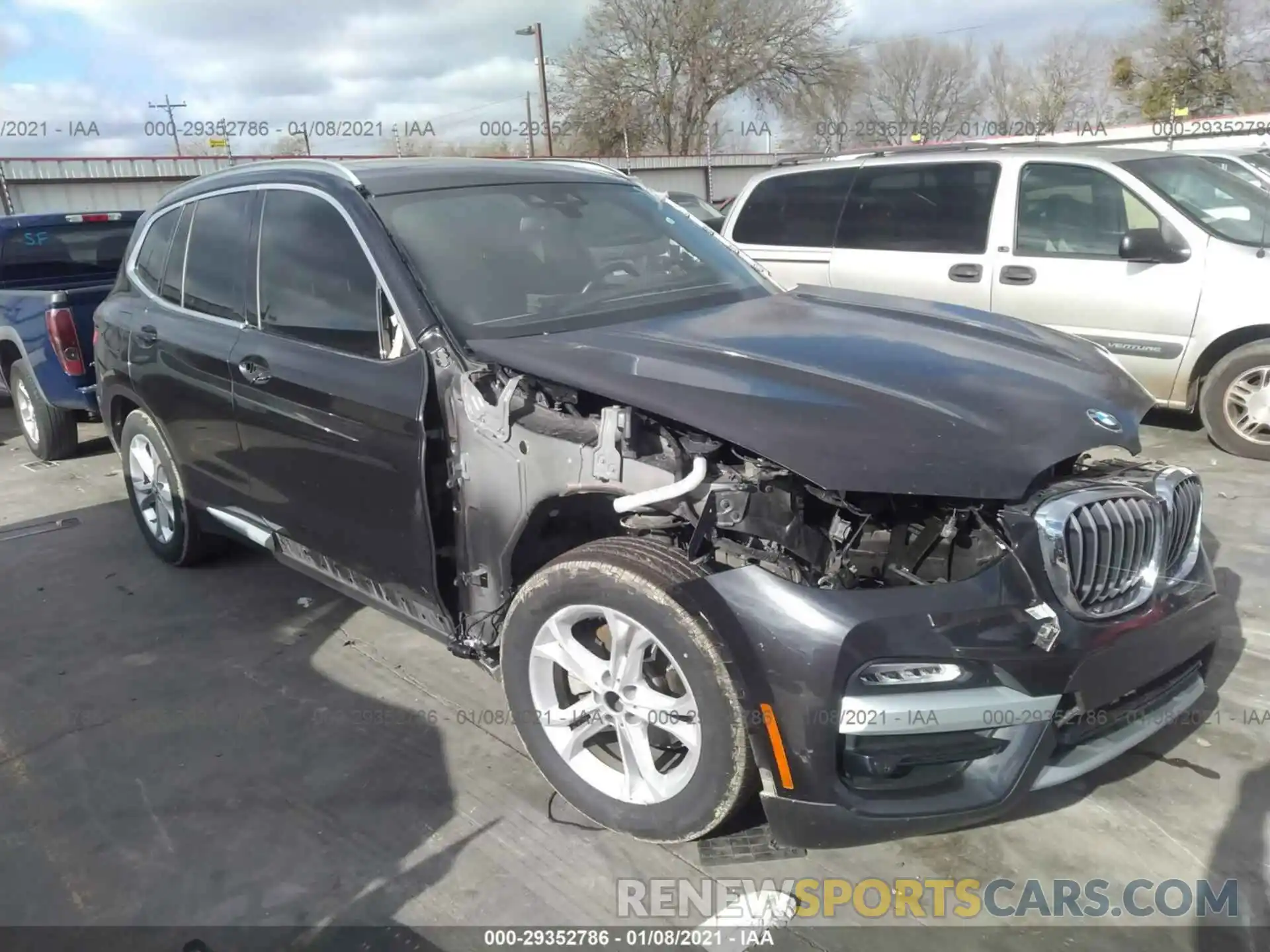 1 Photograph of a damaged car 5UXTR9C50KLD92818 BMW X3 2019