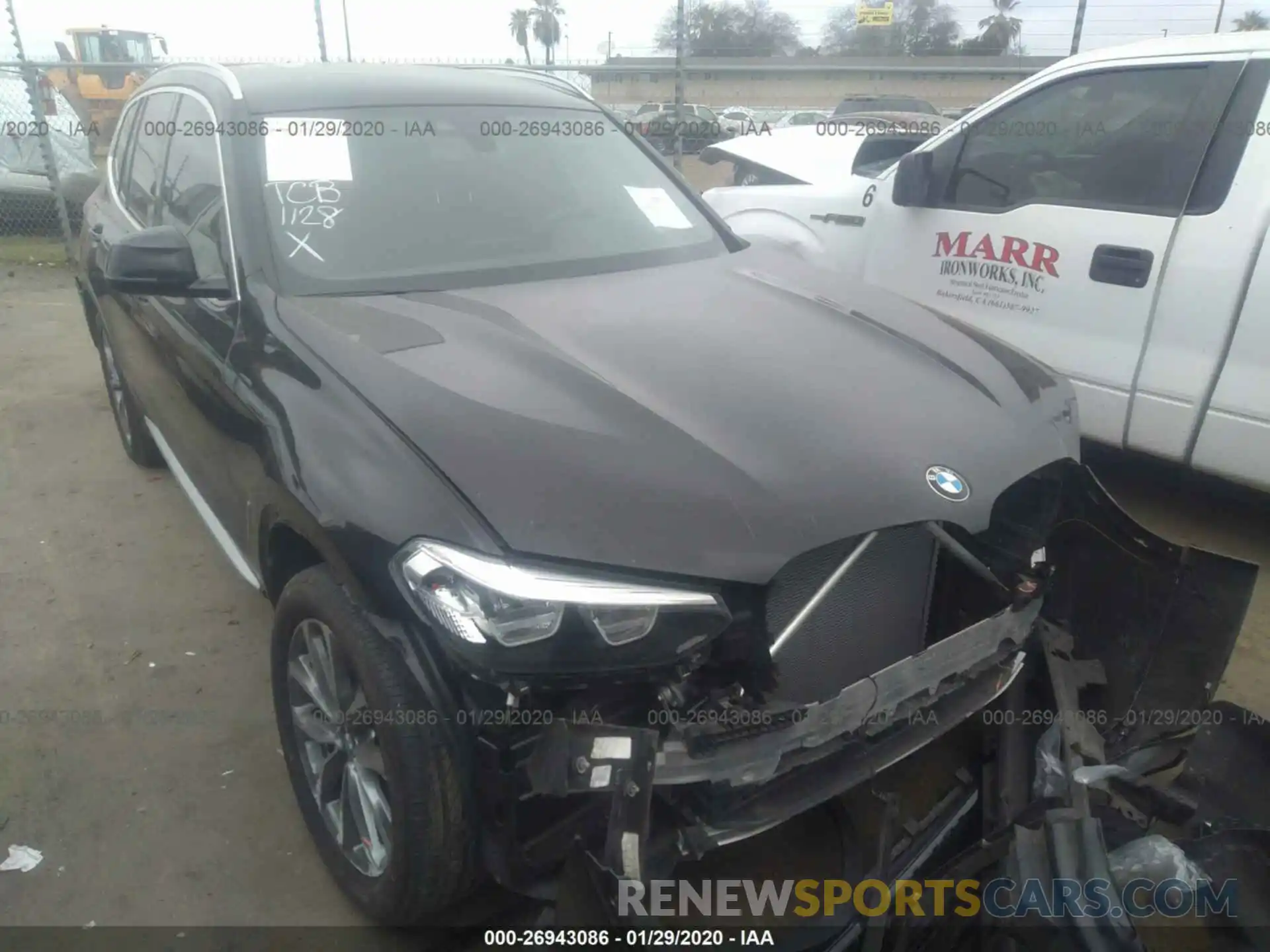 1 Photograph of a damaged car 5UXTR9C50KLD93550 BMW X3 2019