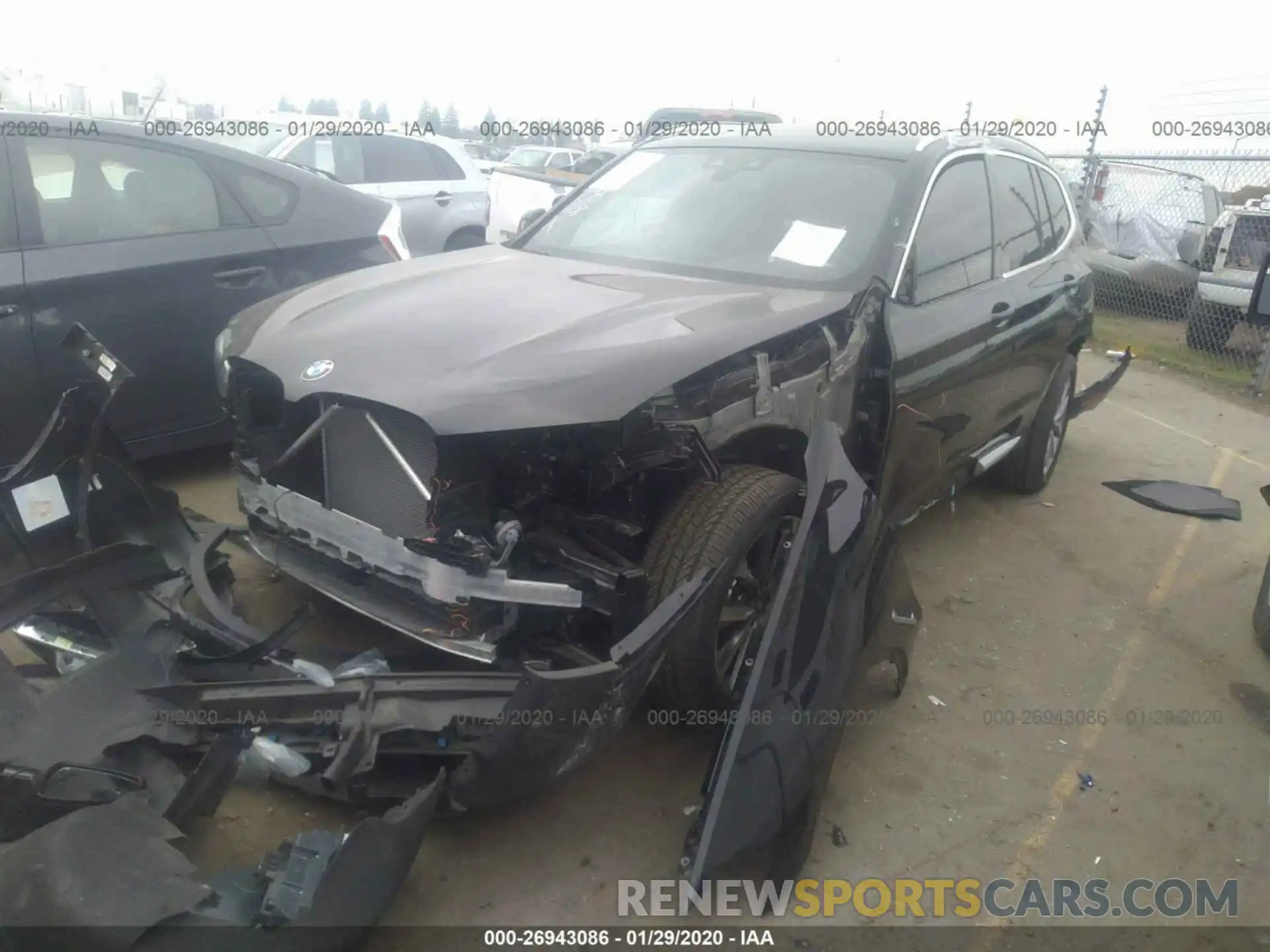 2 Photograph of a damaged car 5UXTR9C50KLD93550 BMW X3 2019