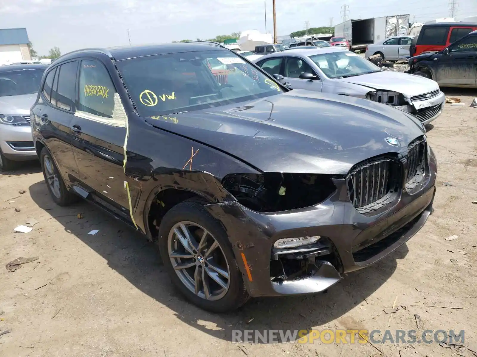 1 Photograph of a damaged car 5UXTR9C50KLD93709 BMW X3 2019