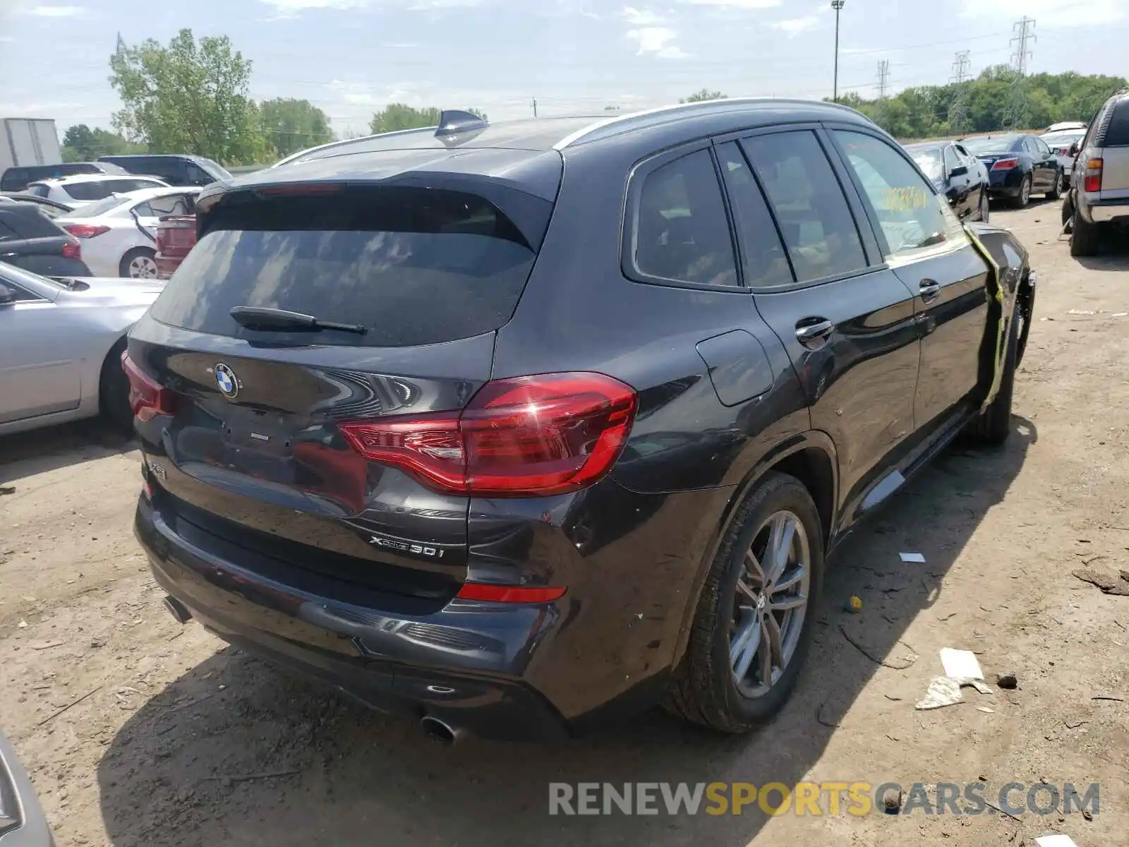 4 Фотография поврежденного автомобиля 5UXTR9C50KLD93709 BMW X3 2019
