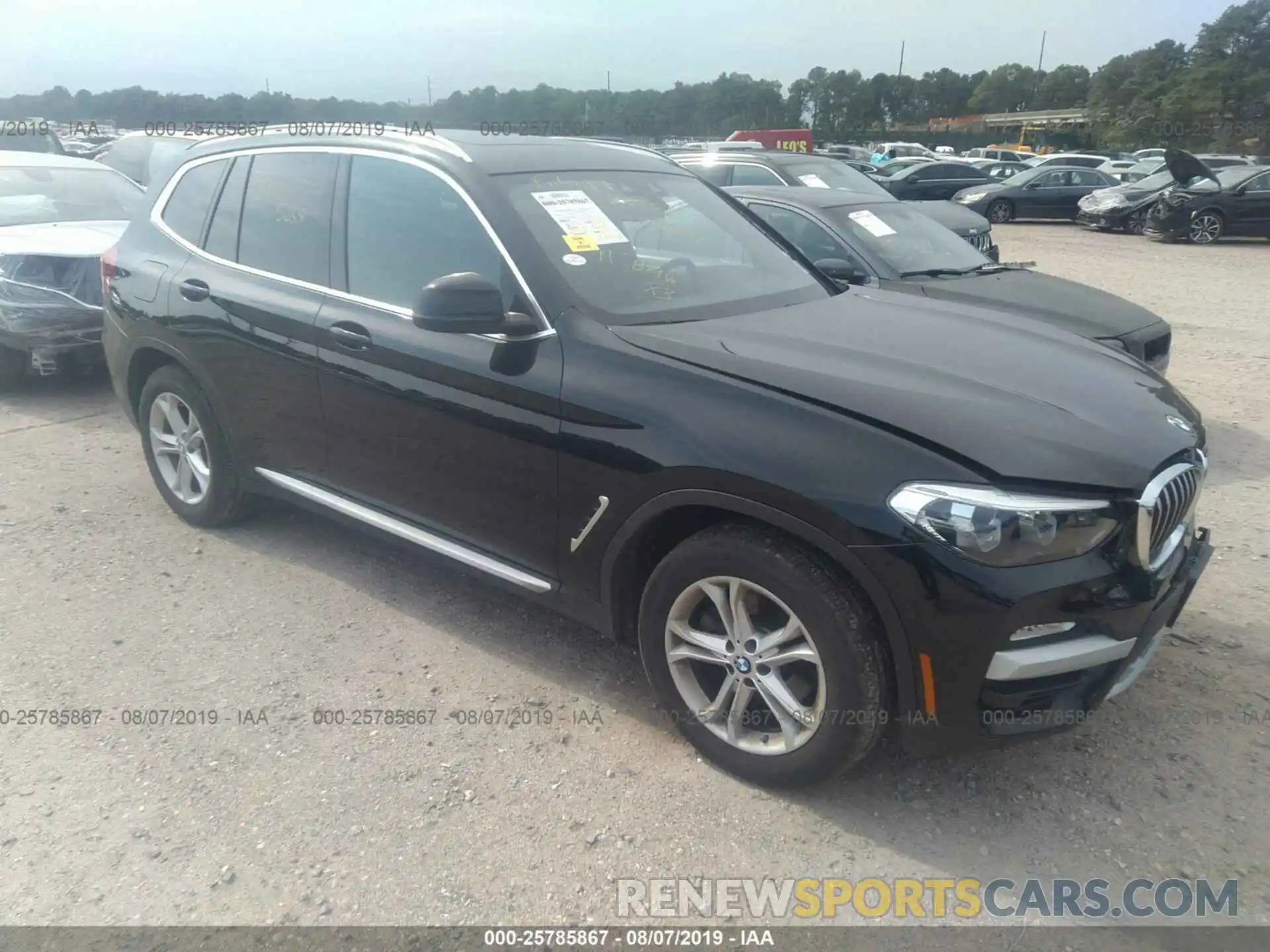 1 Photograph of a damaged car 5UXTR9C50KLD94357 BMW X3 2019