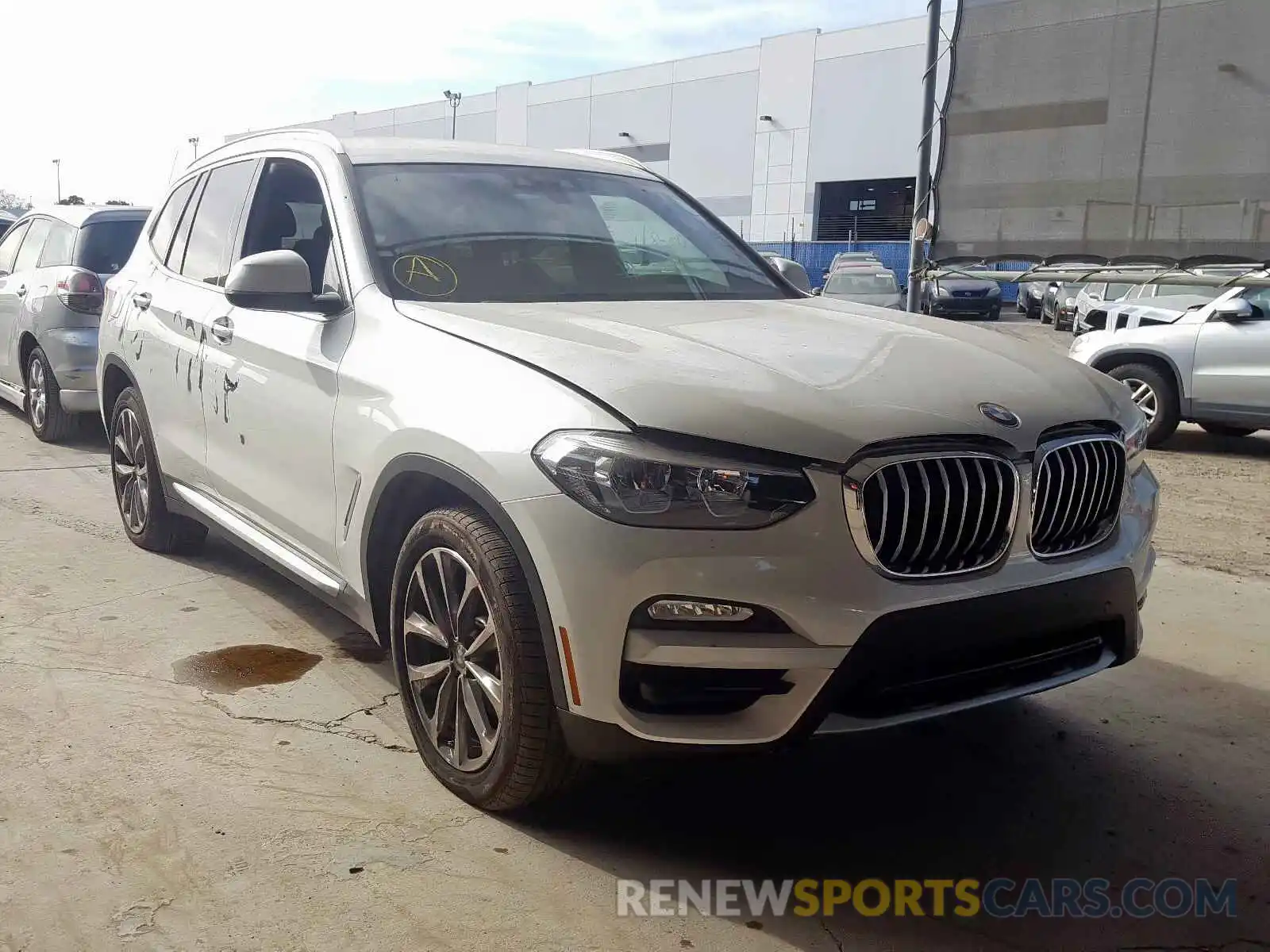 1 Photograph of a damaged car 5UXTR9C50KLD96125 BMW X3 2019