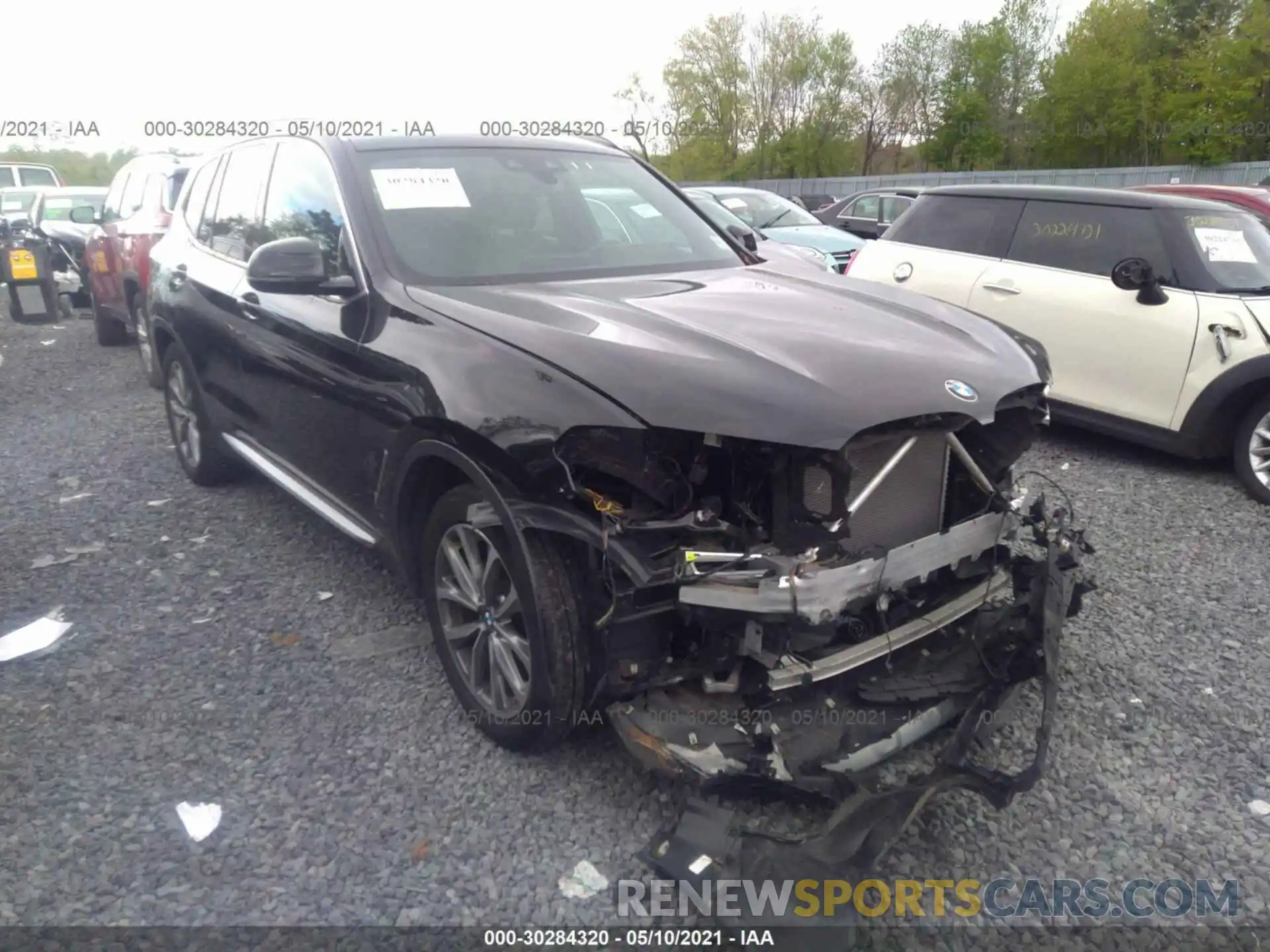 1 Photograph of a damaged car 5UXTR9C50KLD98716 BMW X3 2019