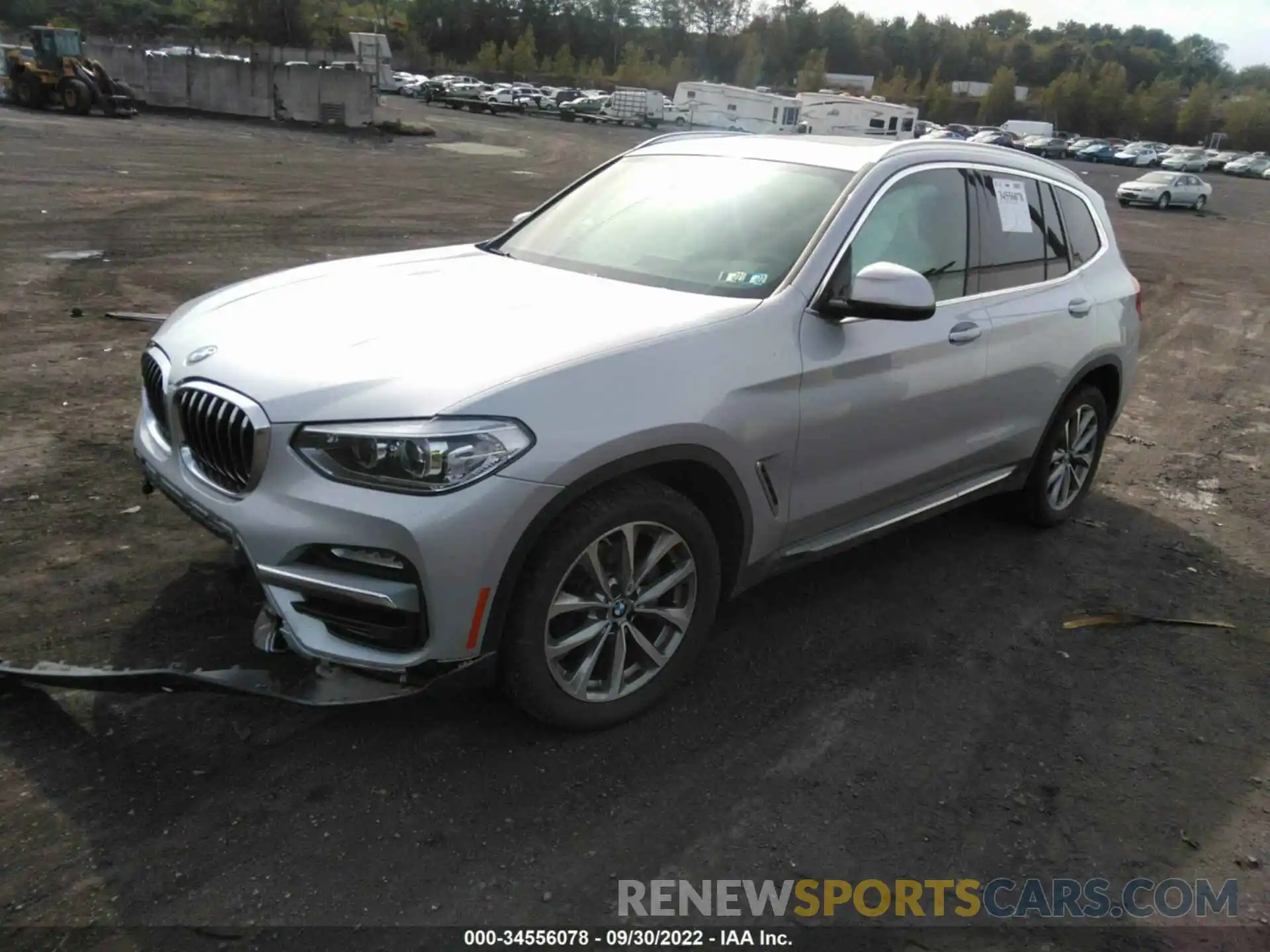 2 Photograph of a damaged car 5UXTR9C50KLE13067 BMW X3 2019