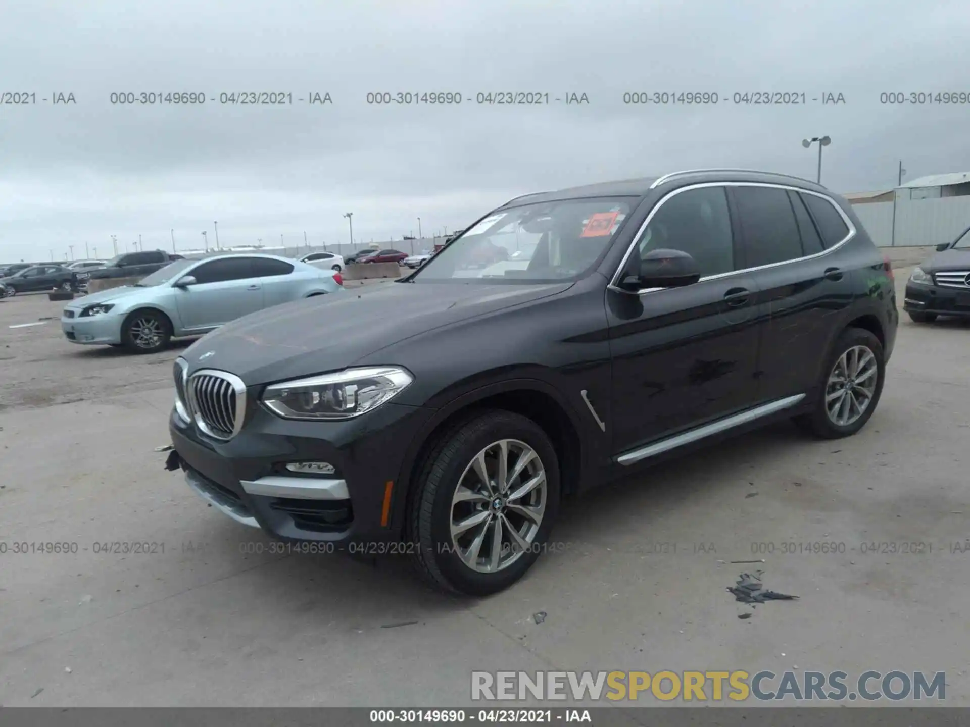 2 Photograph of a damaged car 5UXTR9C50KLE14333 BMW X3 2019