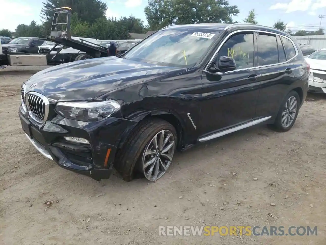 2 Фотография поврежденного автомобиля 5UXTR9C50KLE15269 BMW X3 2019