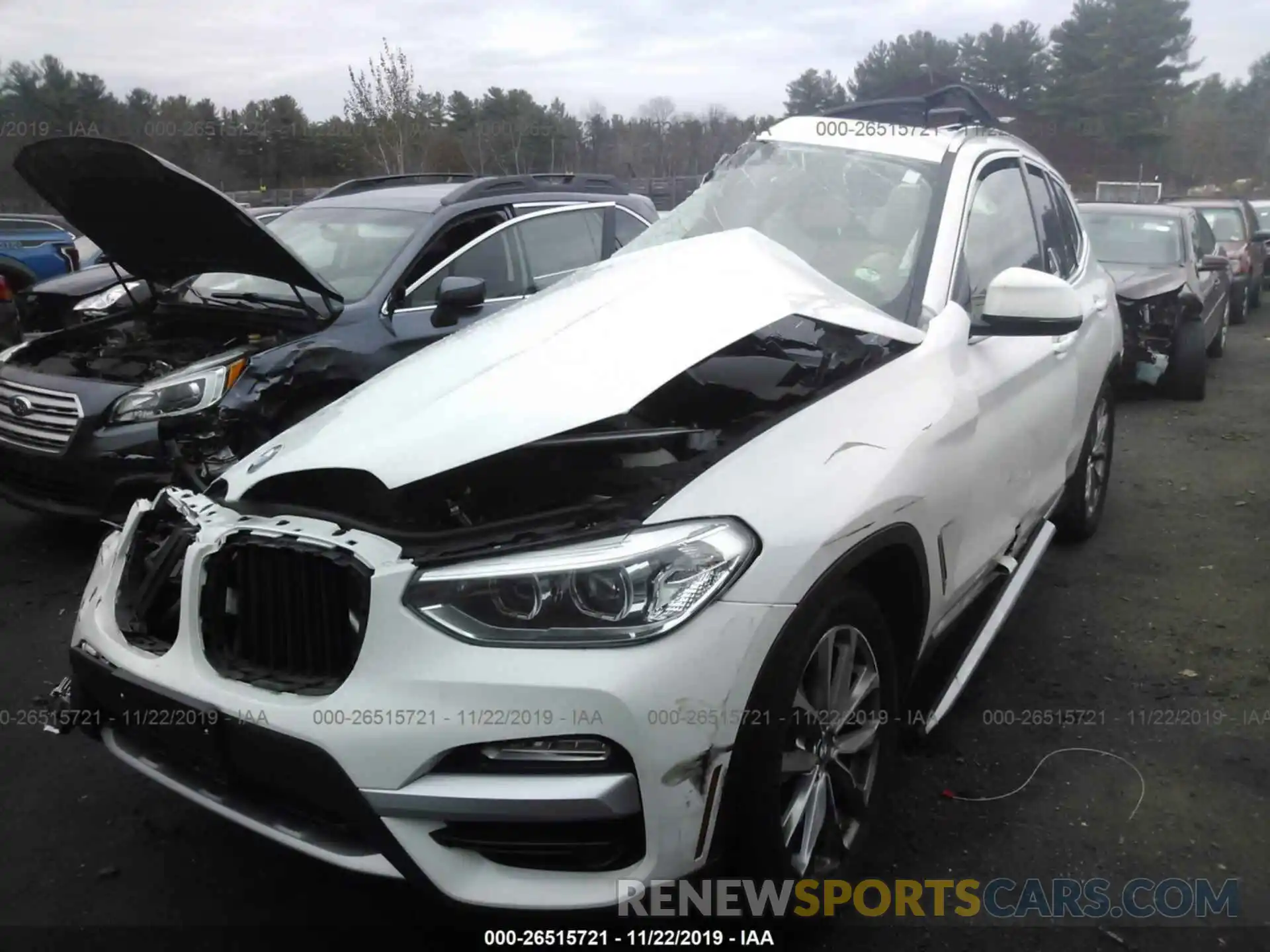 2 Фотография поврежденного автомобиля 5UXTR9C50KLE15823 BMW X3 2019