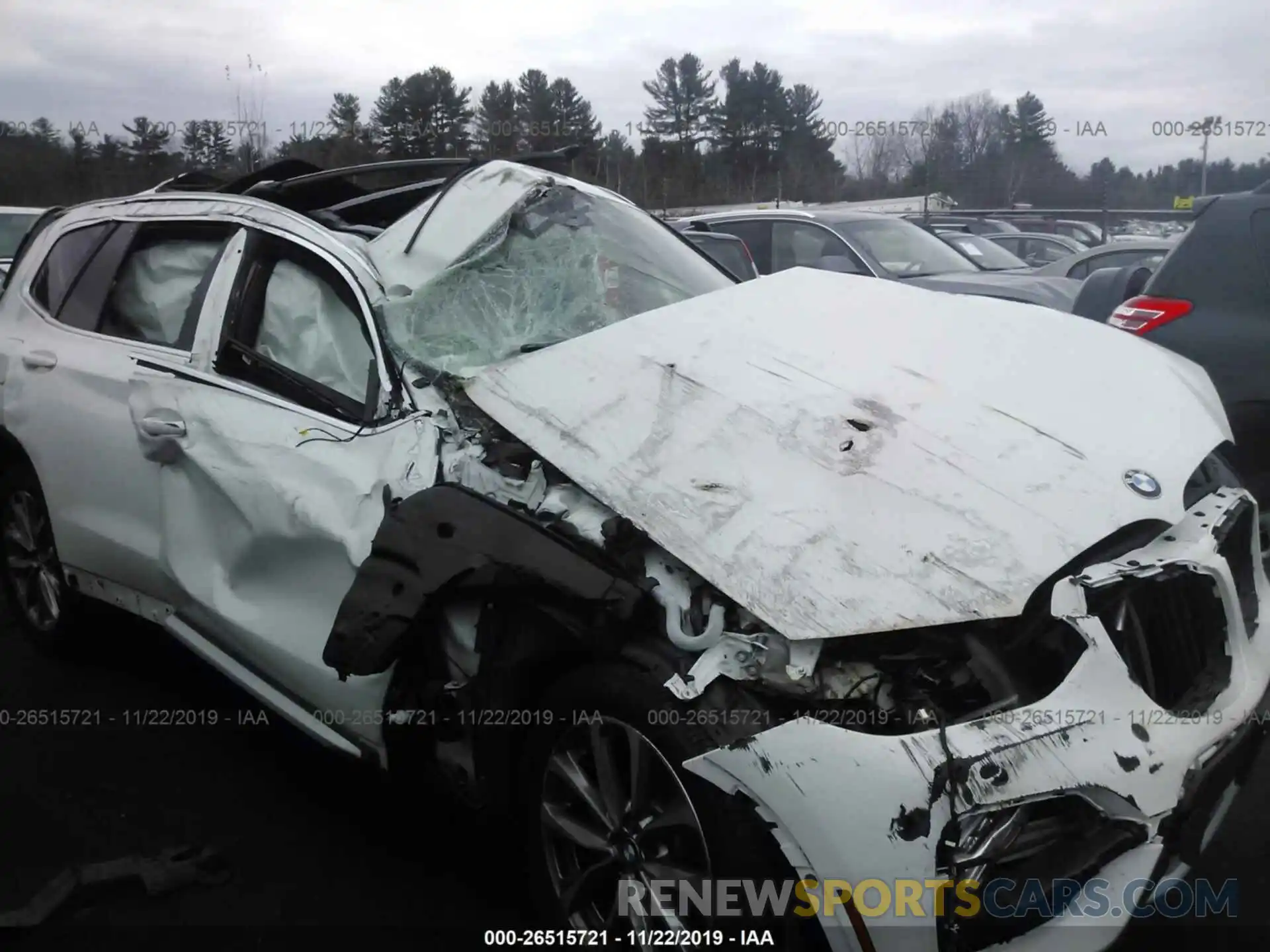 6 Photograph of a damaged car 5UXTR9C50KLE15823 BMW X3 2019