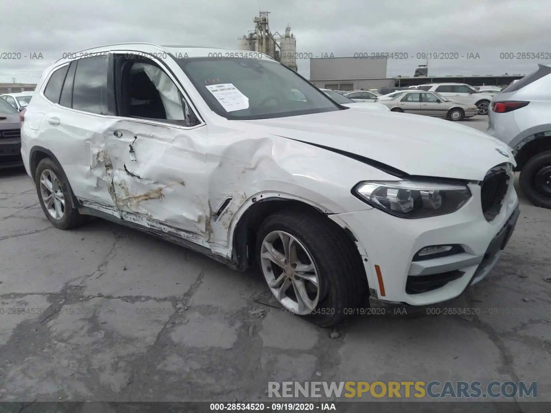 1 Photograph of a damaged car 5UXTR9C50KLE16969 BMW X3 2019