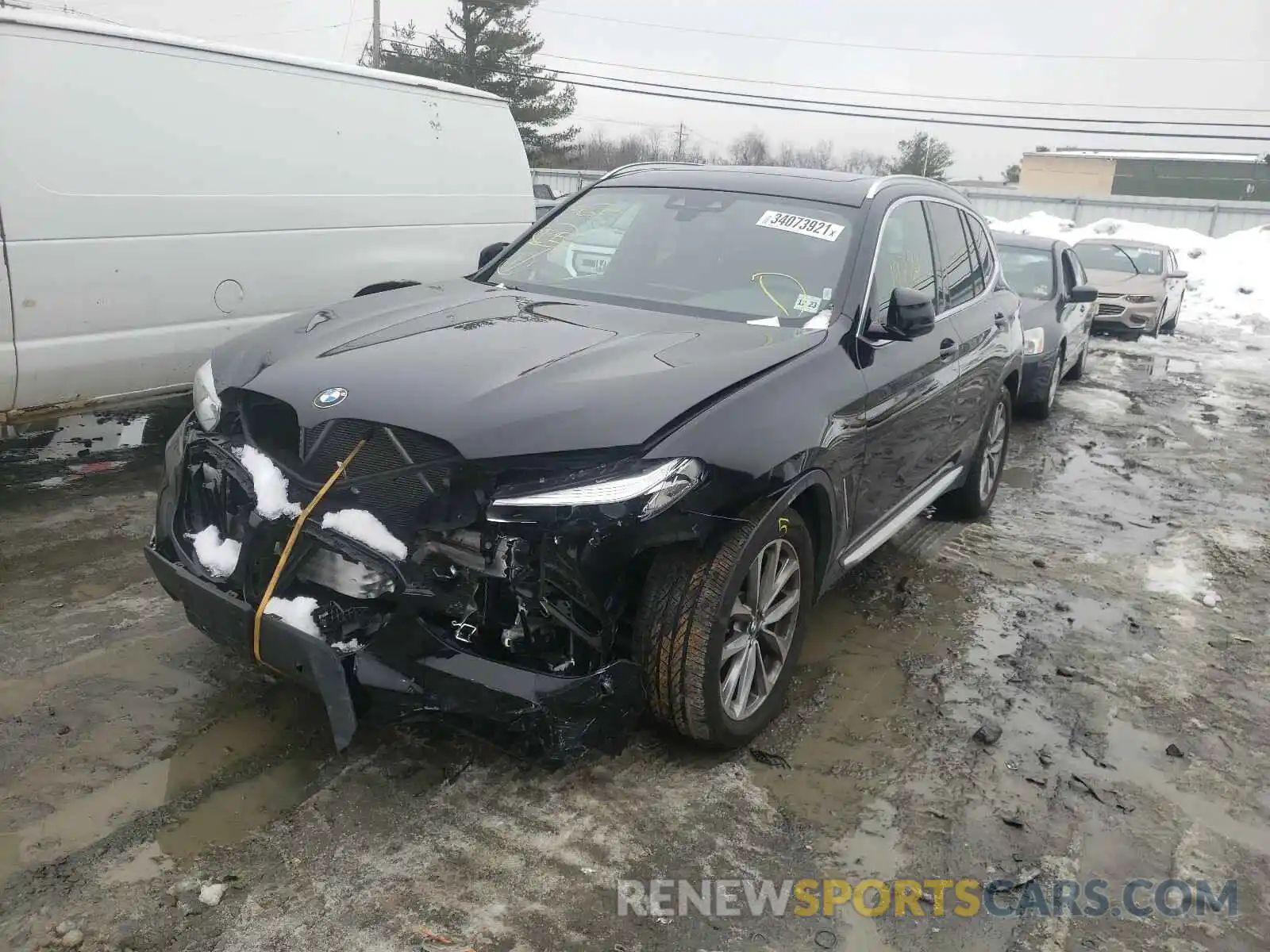 2 Photograph of a damaged car 5UXTR9C50KLE19922 BMW X3 2019