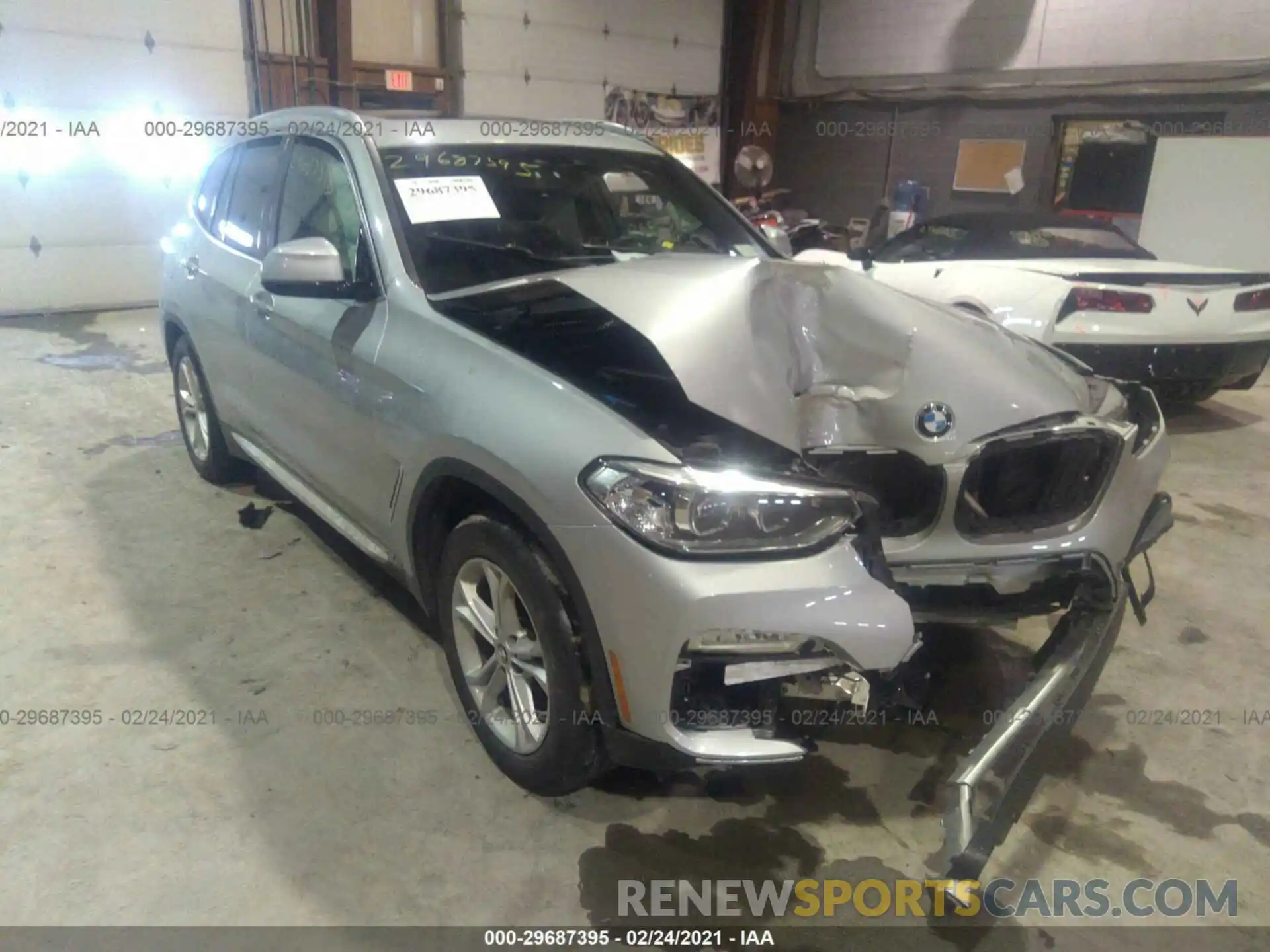 1 Photograph of a damaged car 5UXTR9C50KLP77633 BMW X3 2019