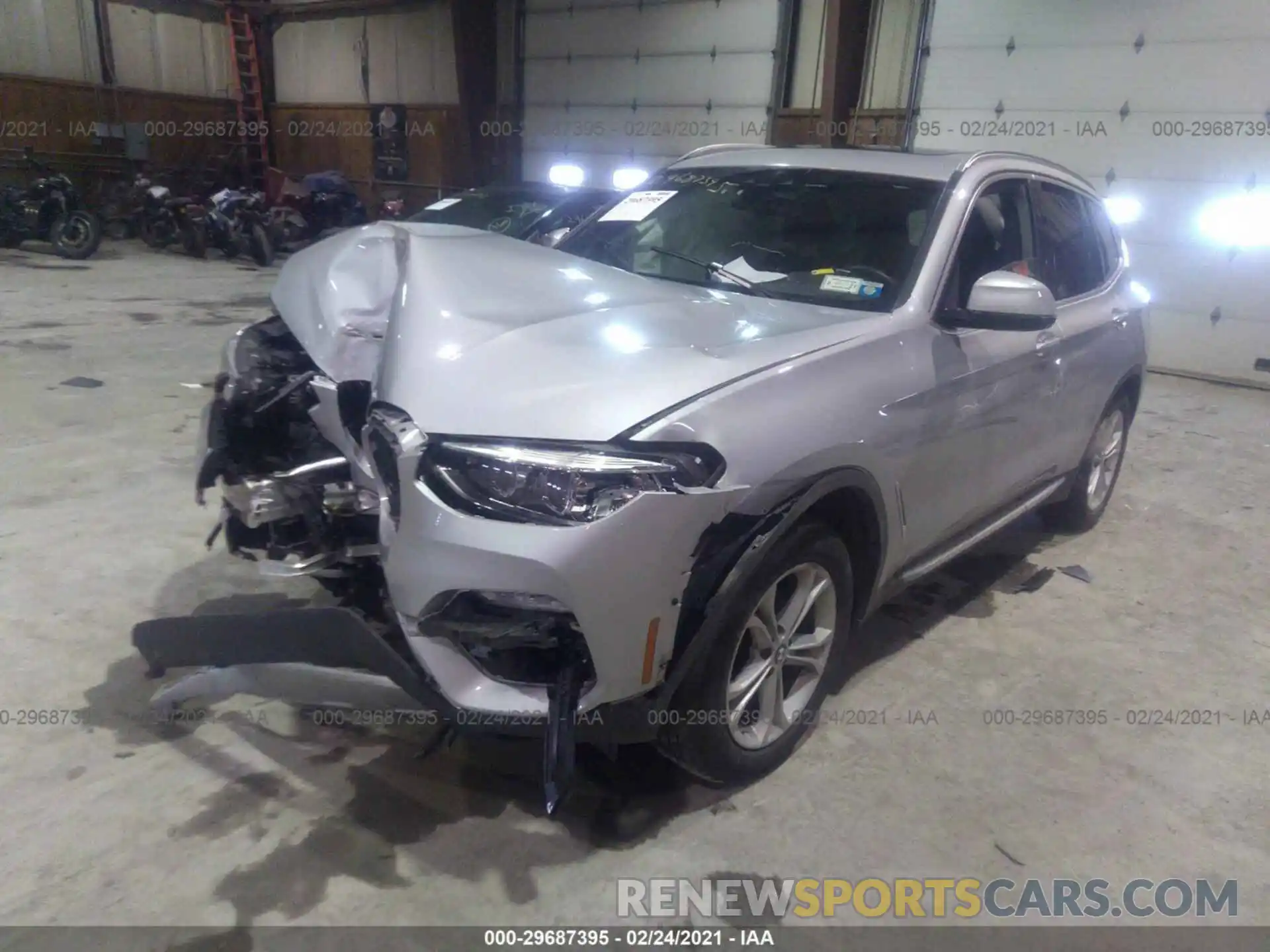 2 Photograph of a damaged car 5UXTR9C50KLP77633 BMW X3 2019